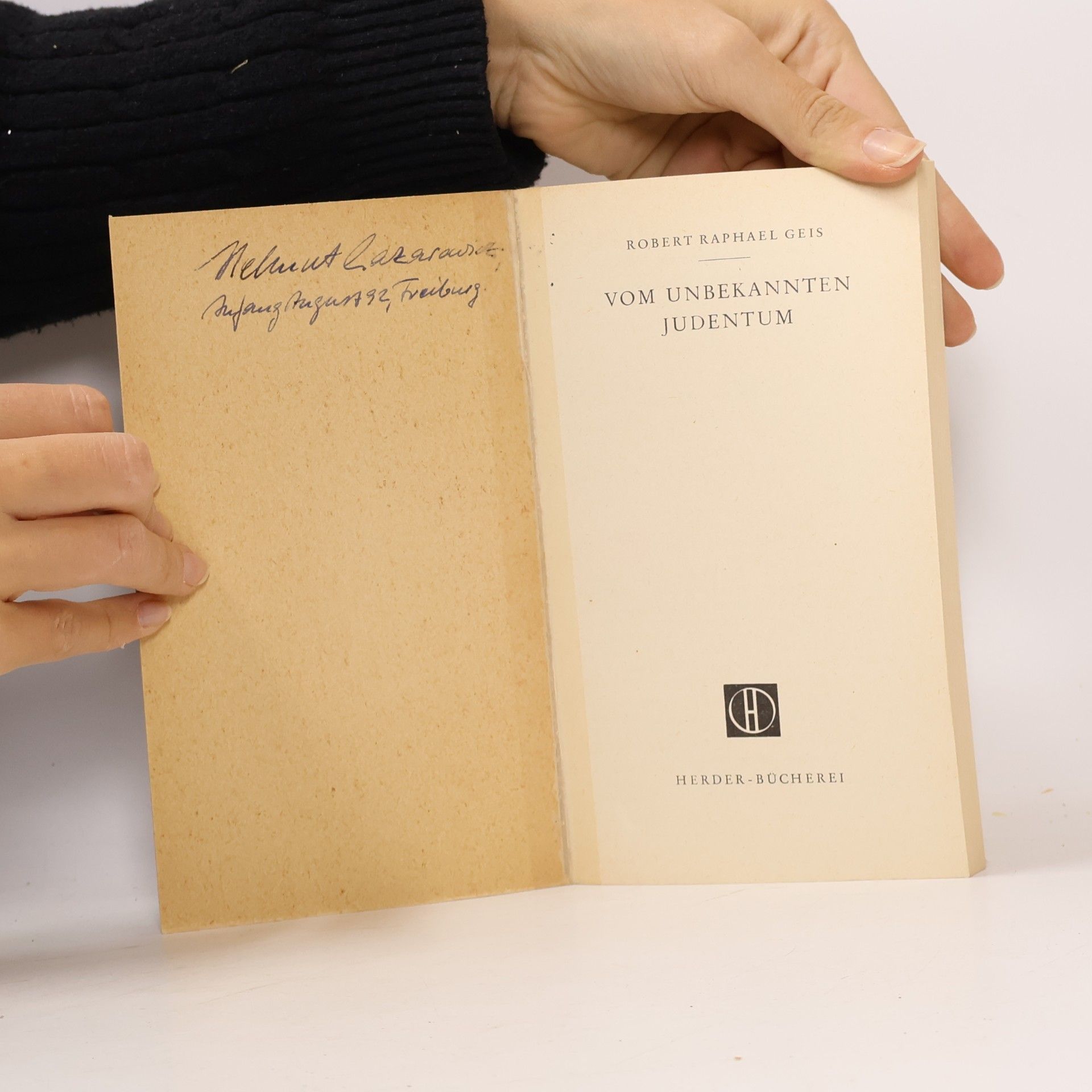 Robert Raphael Geis Vom unbekannten Judentum
