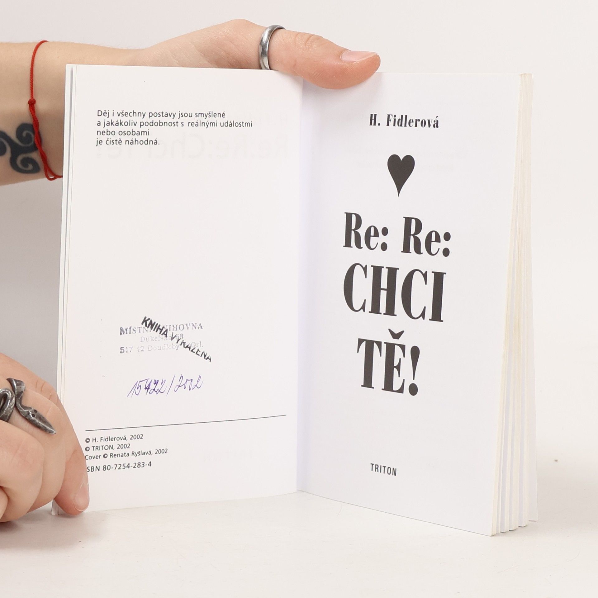 H. Fidlerová Re: Re: Chci tě!