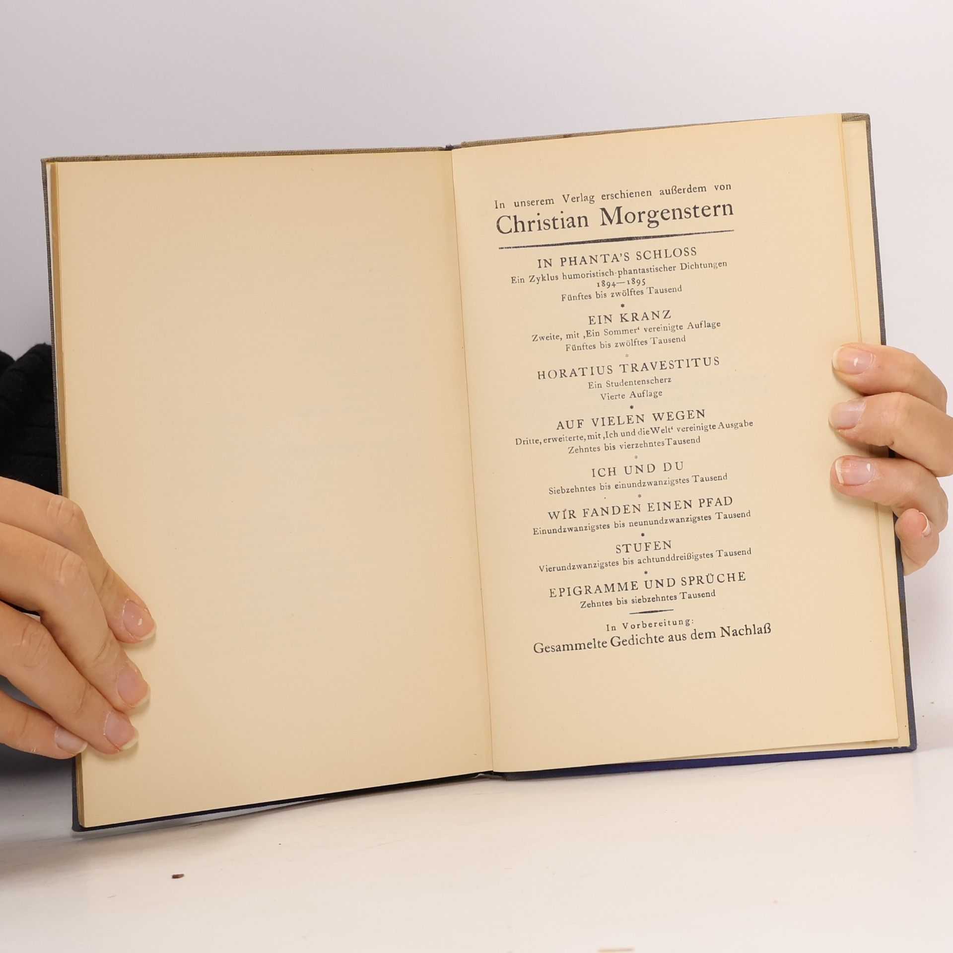 Christian Morgenstern Einkehr