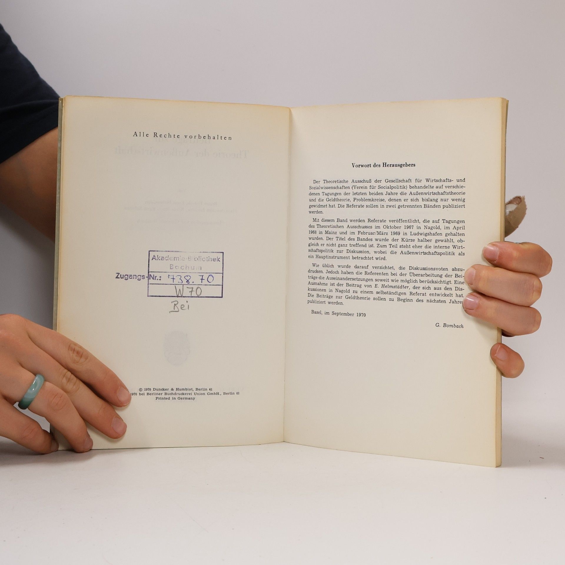Autorenkollektiv Beiträge zur Theorie der Außenwirtschaft