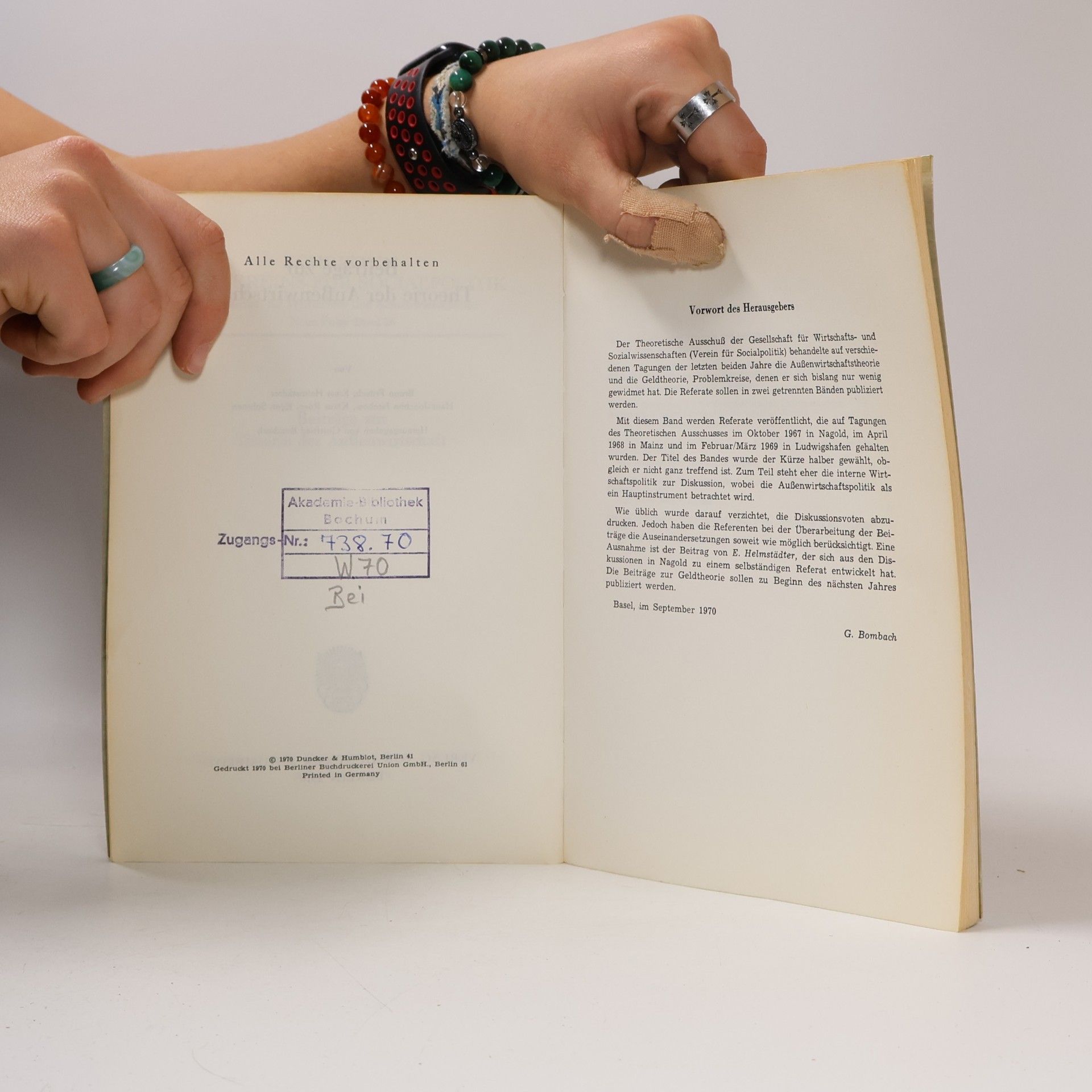 Autorenkollektiv Beiträge zur Theorie der Außenwirtschaft