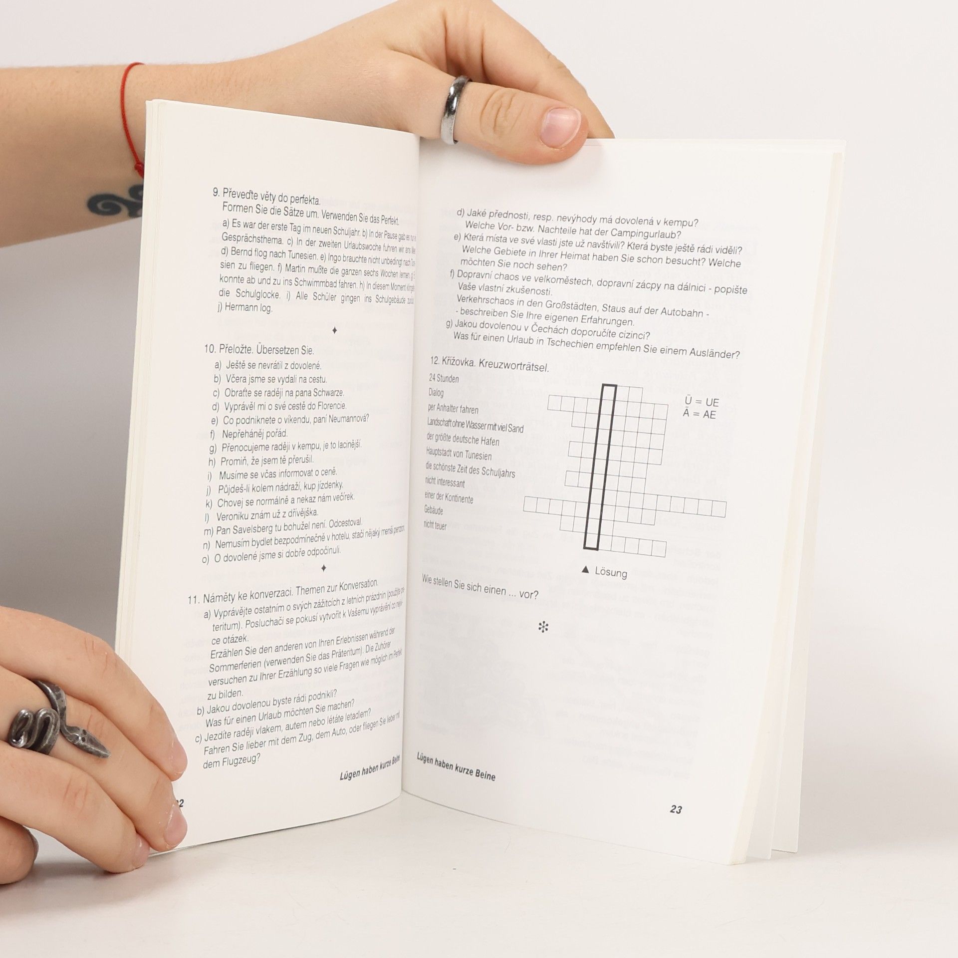 Doris Dusilová Lesen und Üben - Texty a cvičení ke konverzaci