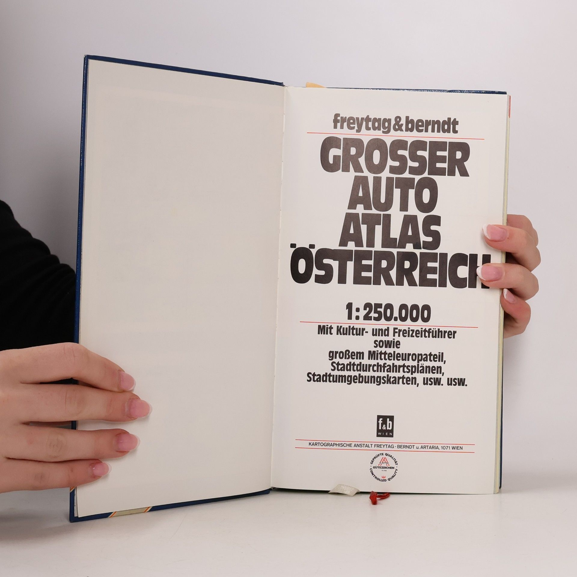 Kolektiv autorů Donauland Autoatlas Österreich