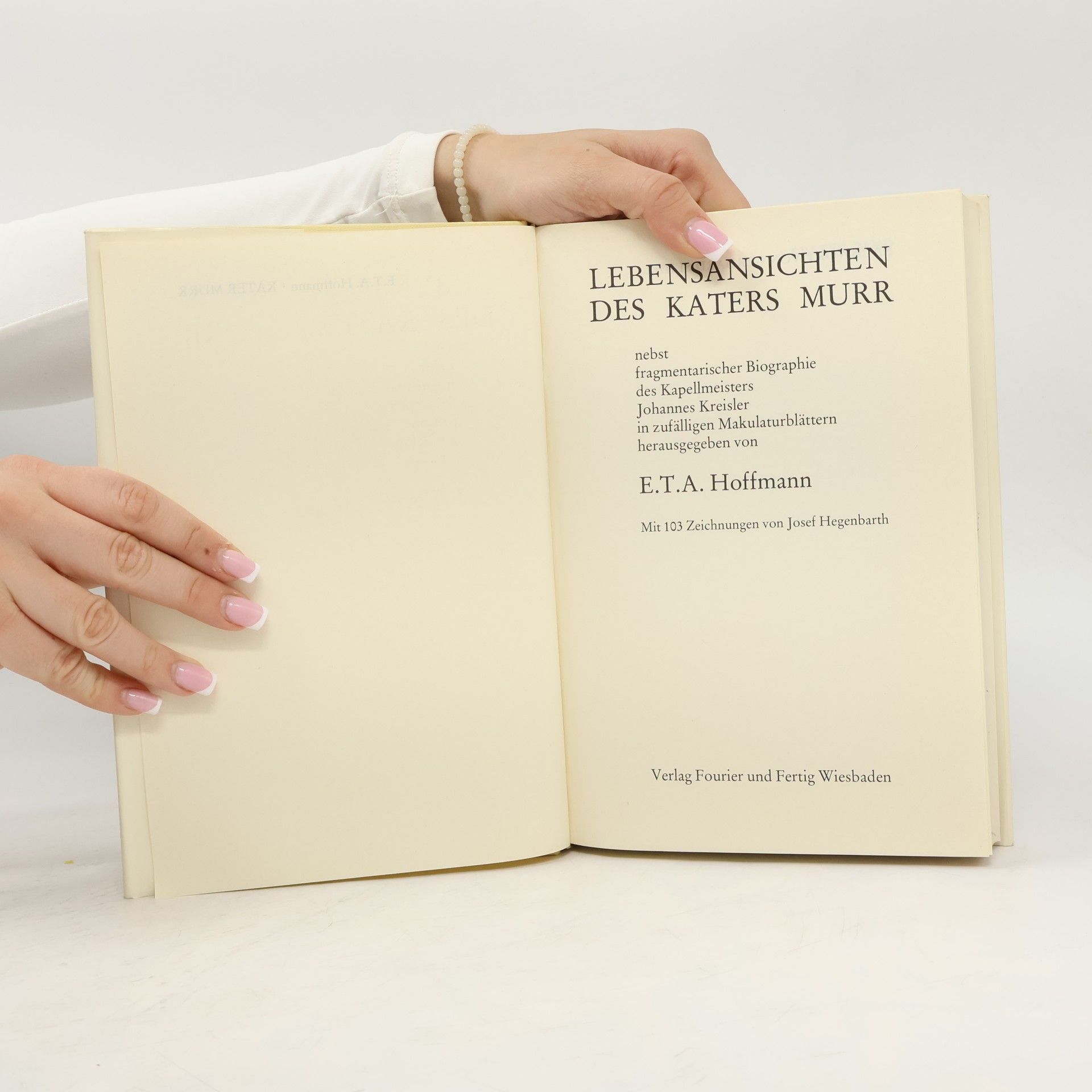 Ernst T. A. Hoffmann Lebensansichten des Katers Murr