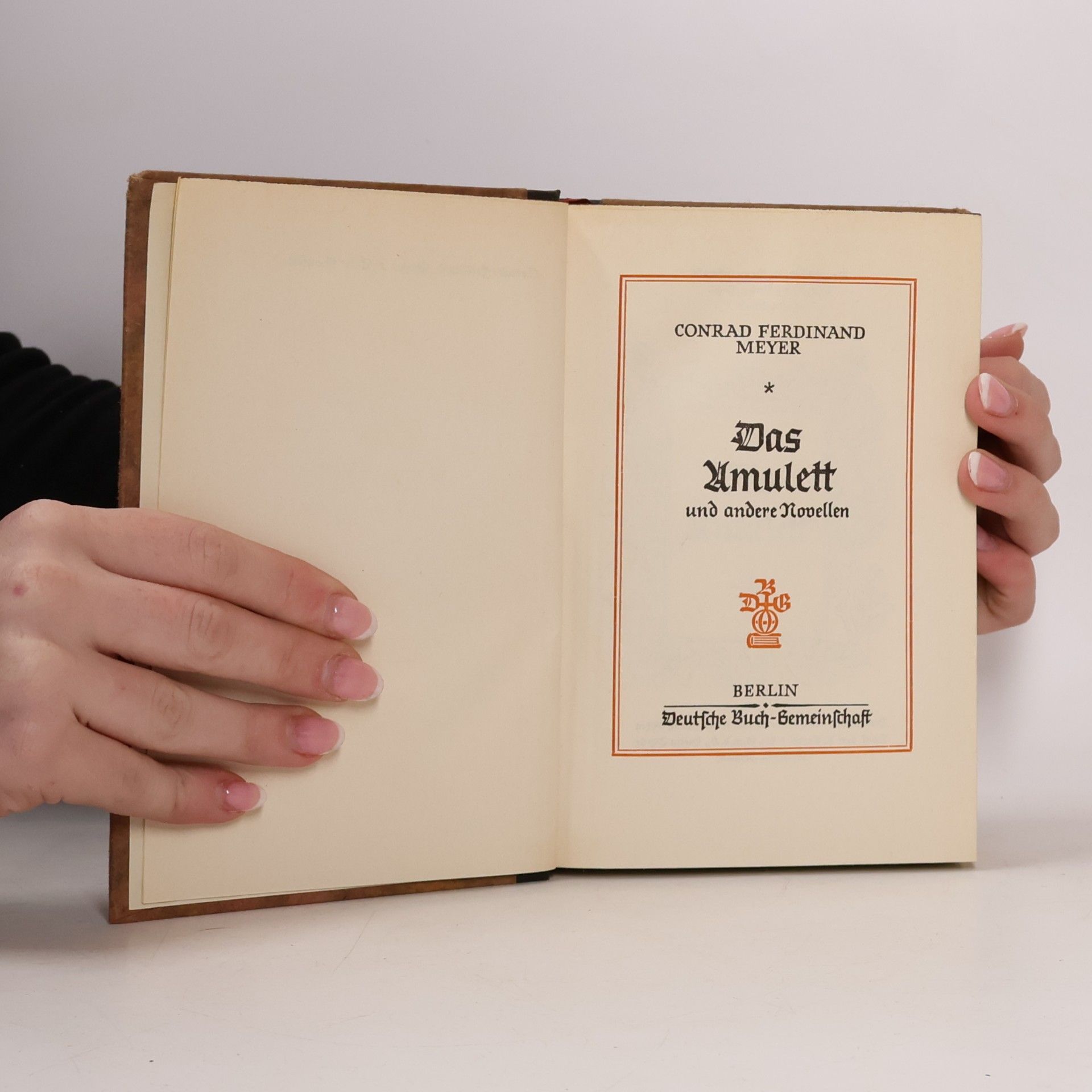 Conrad Ferdinand Meyer Das Amulett