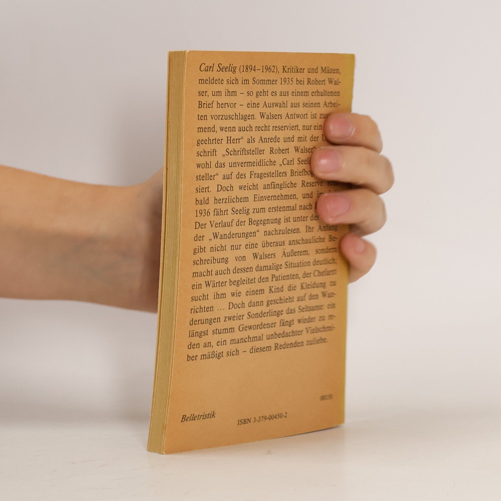Carl Seelig Wanderungen mit Robert Walser