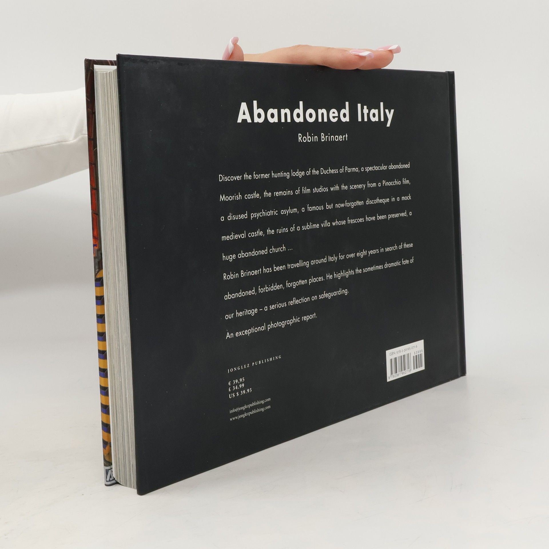 Robin Brinaert Jonglez Photo Books: Abandoned Italy
