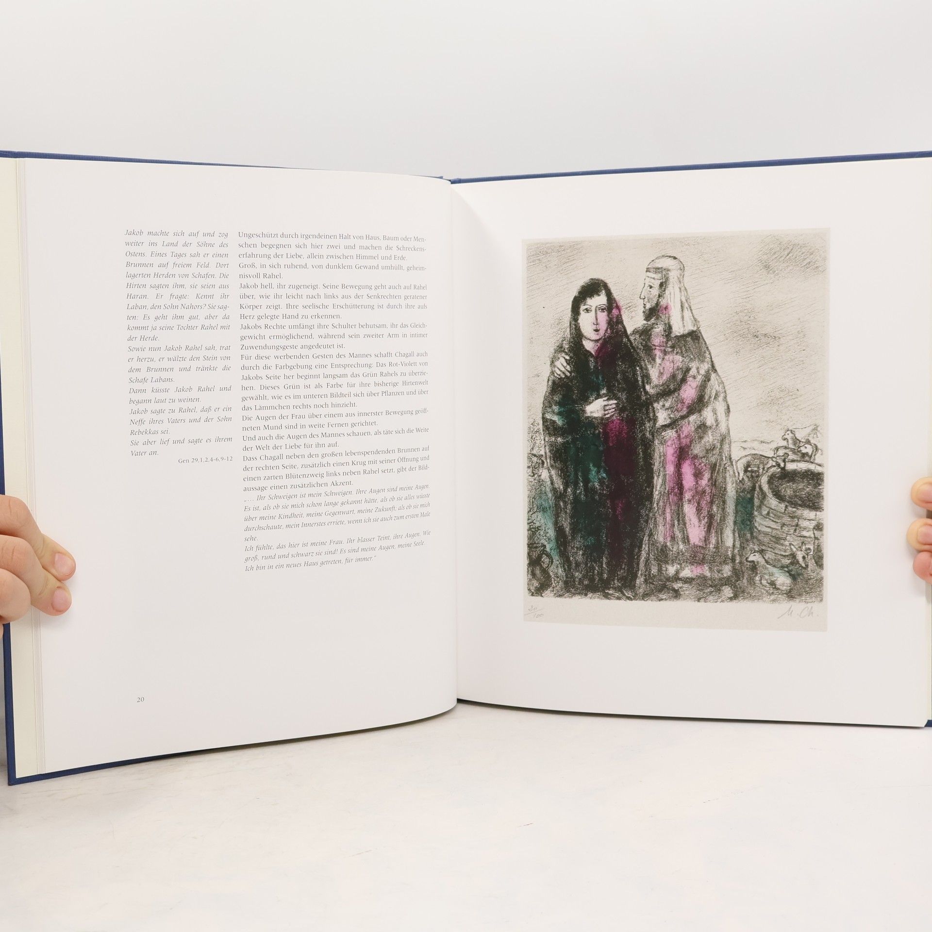 Marc Chagall Das Gelb auf Davids Harfe