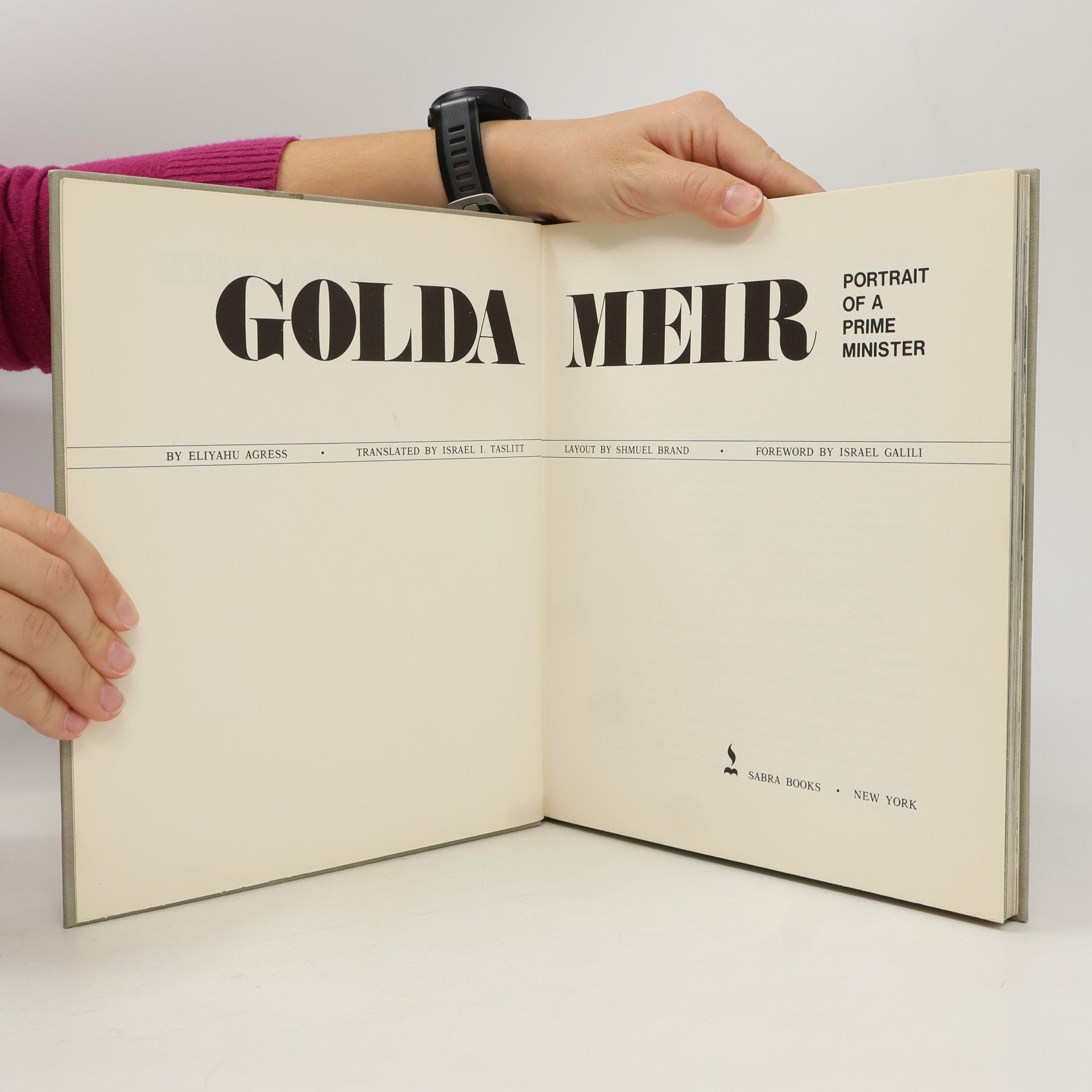 Eliyahu Agress Golda Meir: Portrait of a Prime Minister