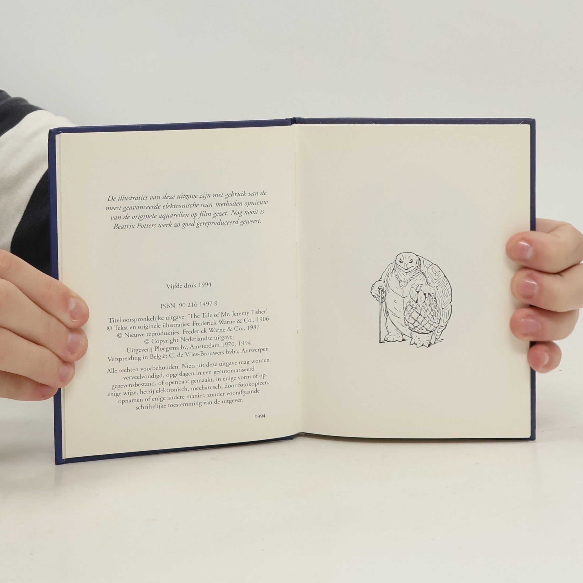 Beatrix Potter Het verhaal van Jeremias Hengelaar