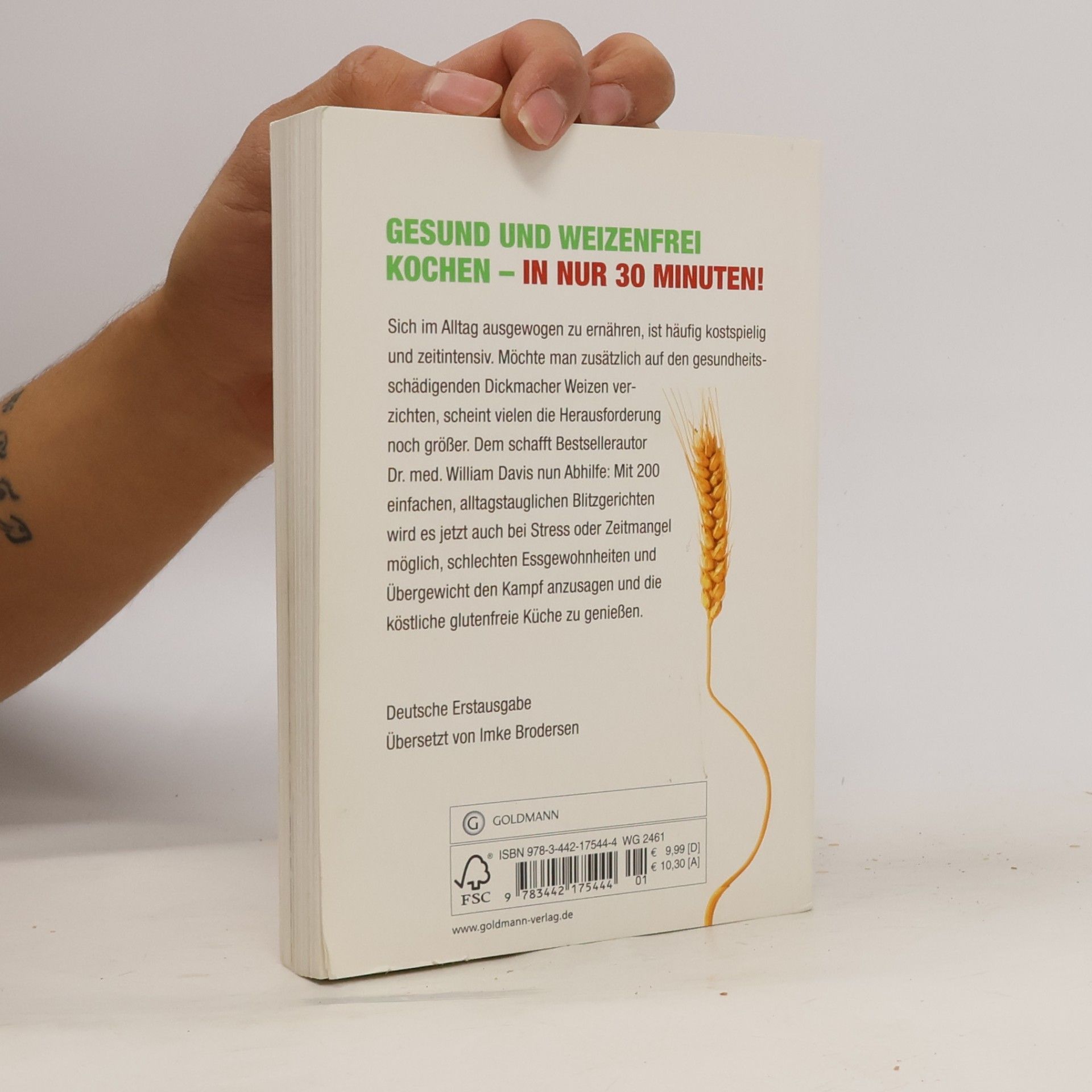 William Davis Weizenwampe - das 30-Minuten-Kochbuch