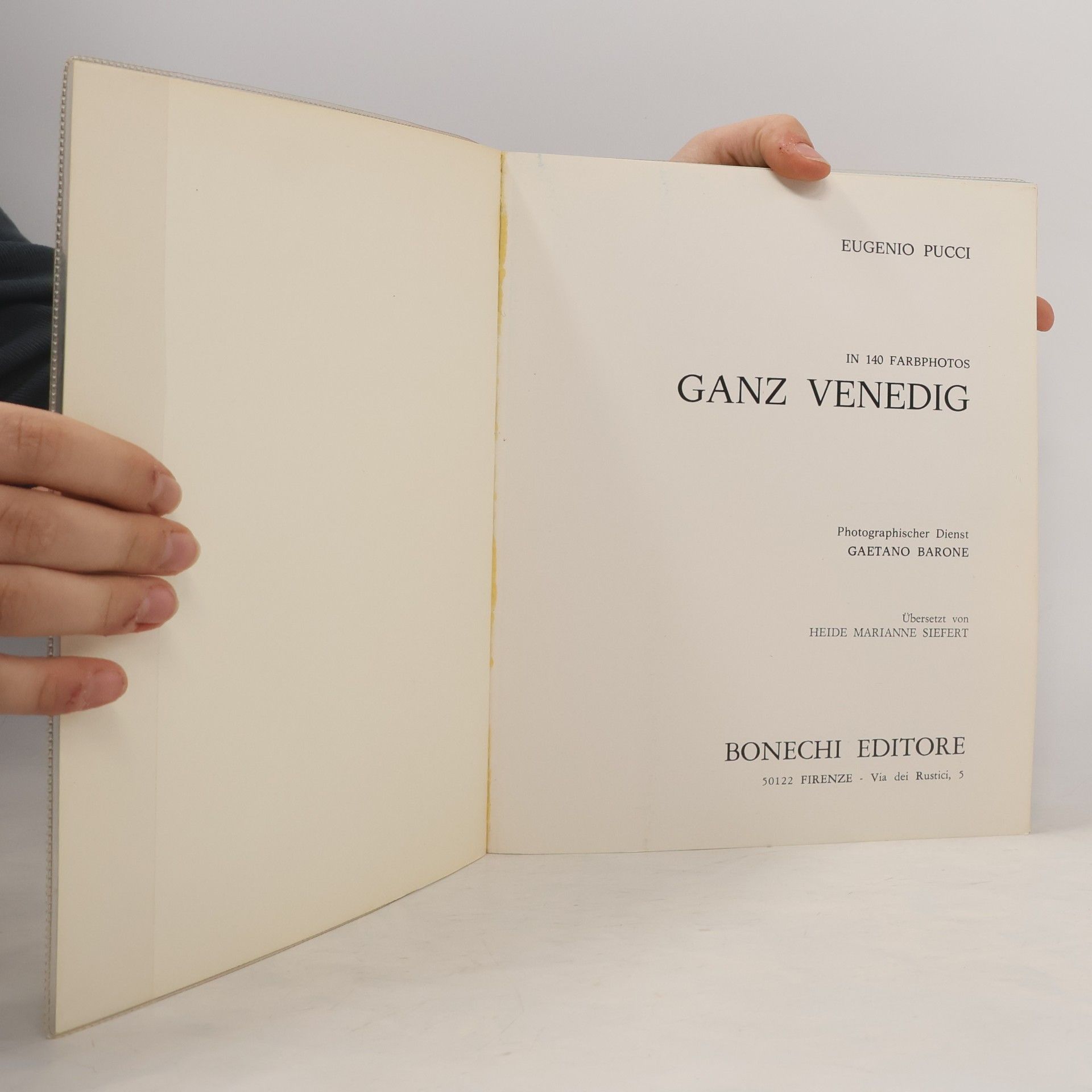 Ugenio Pucci Ganz Venedig in 140 Kodak Farbphotos