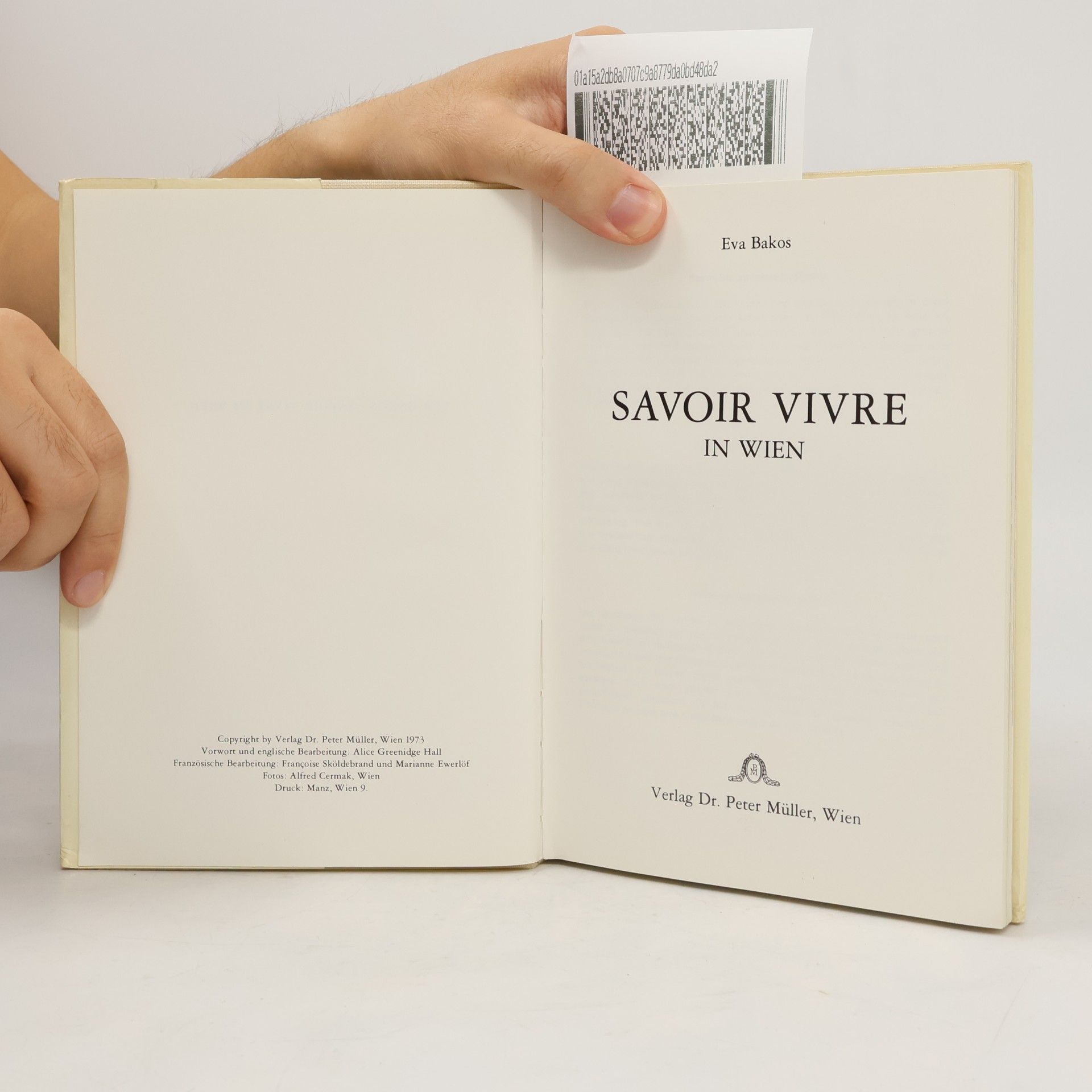 Eva Bakos Savoir Vivre in Wien