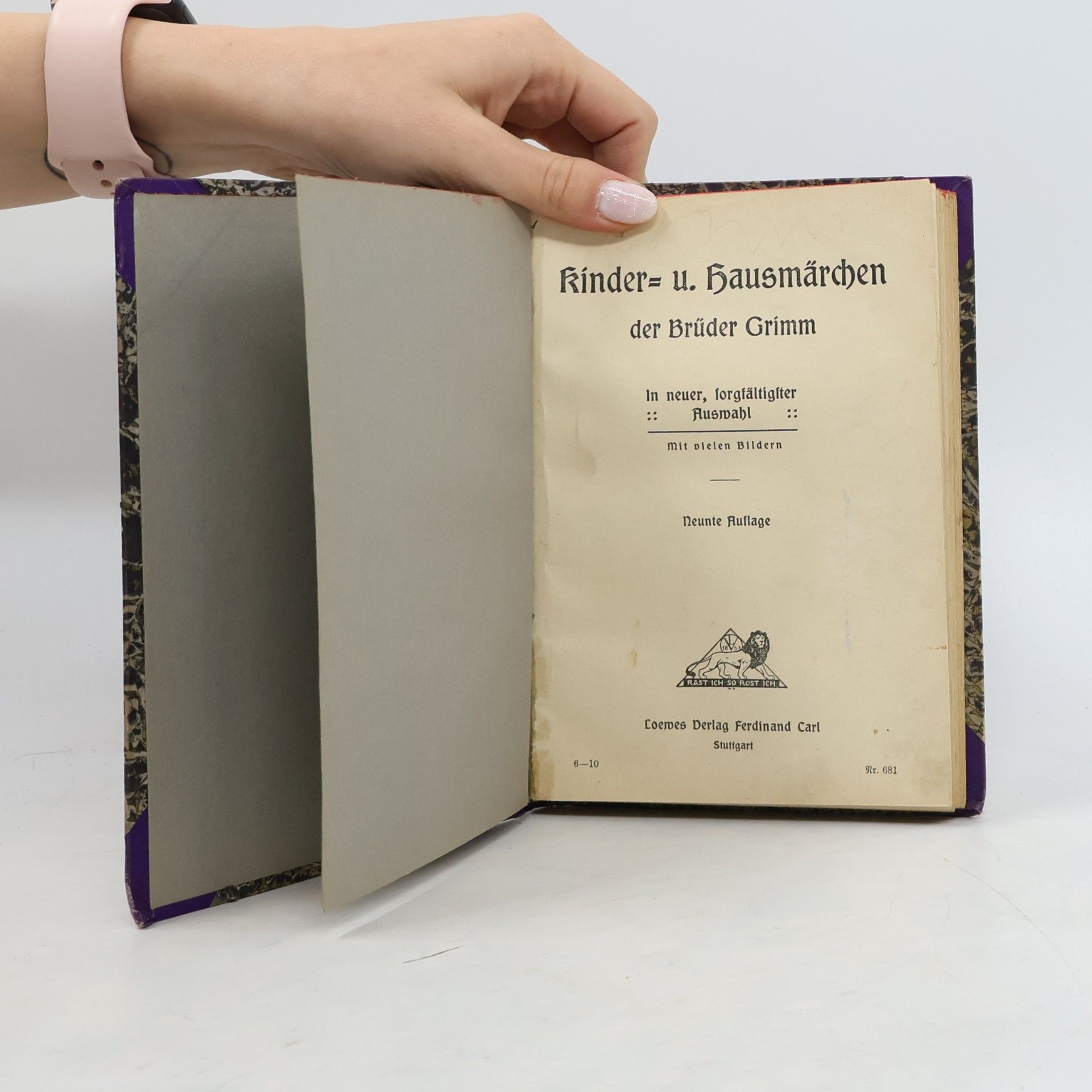 Gebrüder Grimm Kinder = u. Hausmärchen der Brüder Grimm