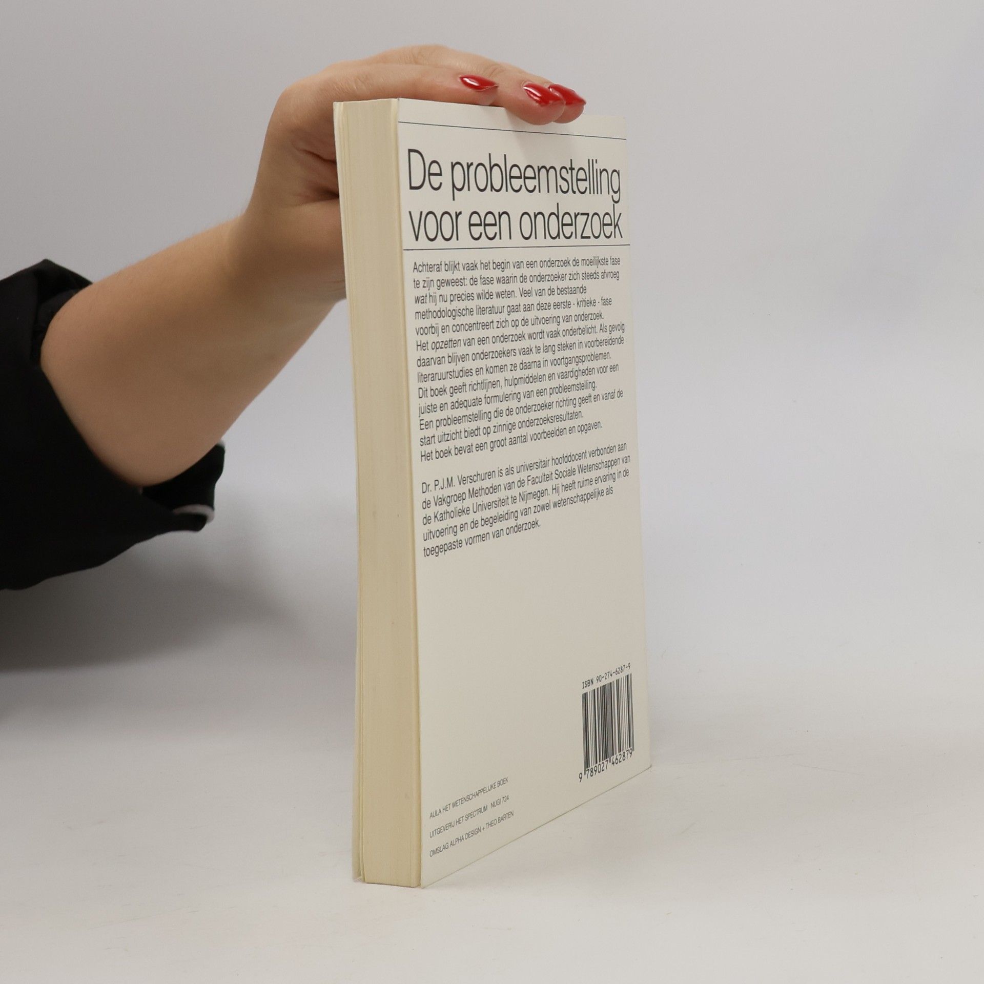 P.J.M. Verschuren De probleemstelling voor een onderzoek