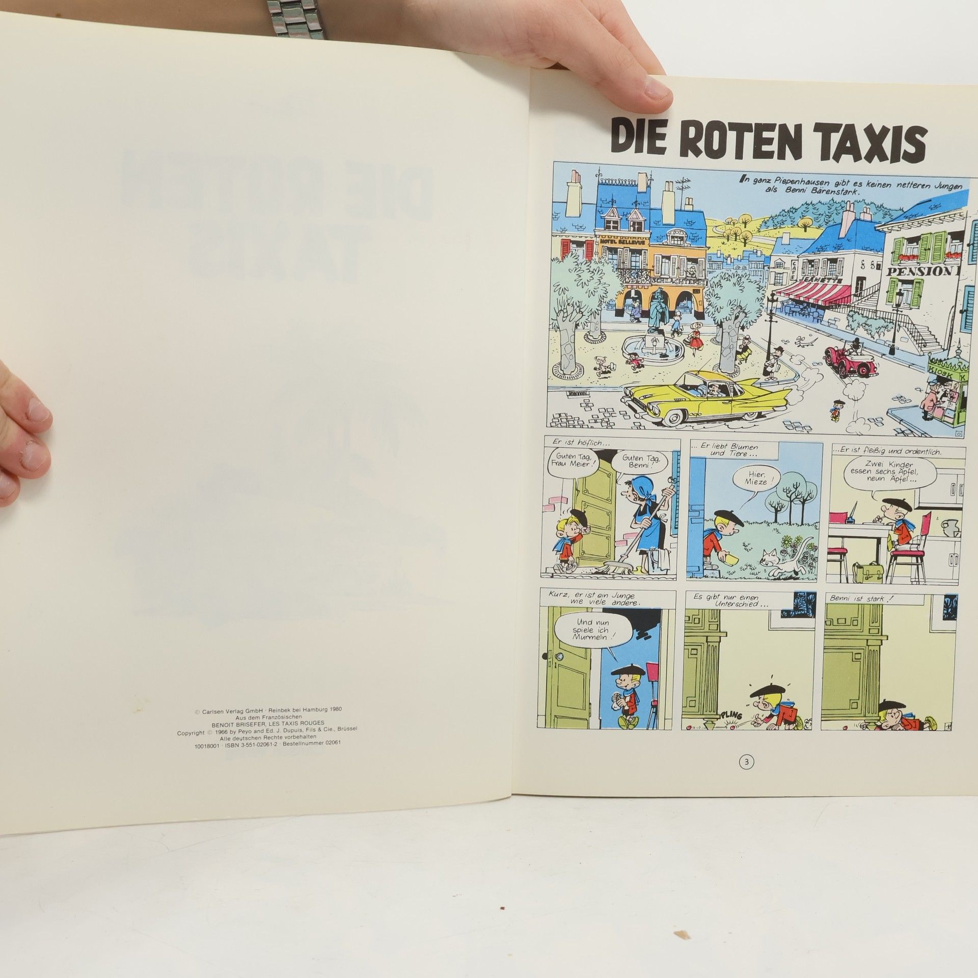 Peyo Benni Bärenstark - 1: Die roten Taxis
