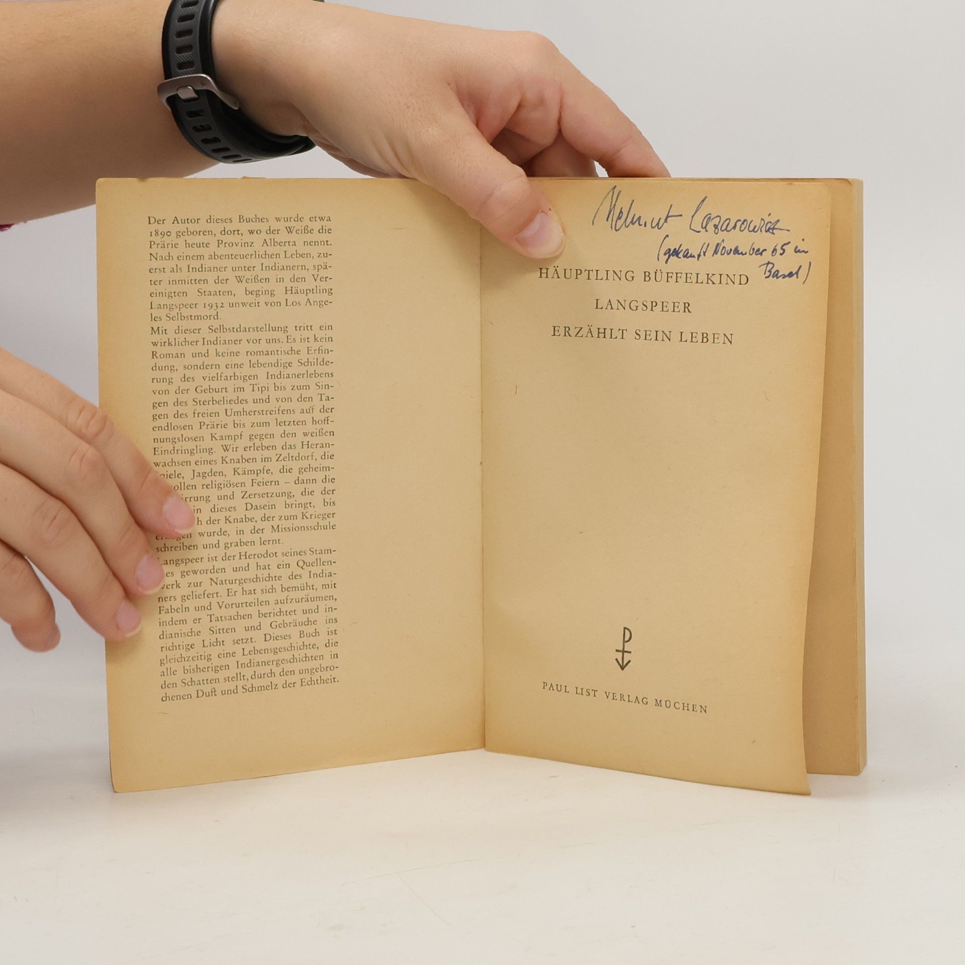 Autorenkollektiv Häuptling Büffelkind Langspeer erzählt sein Leben