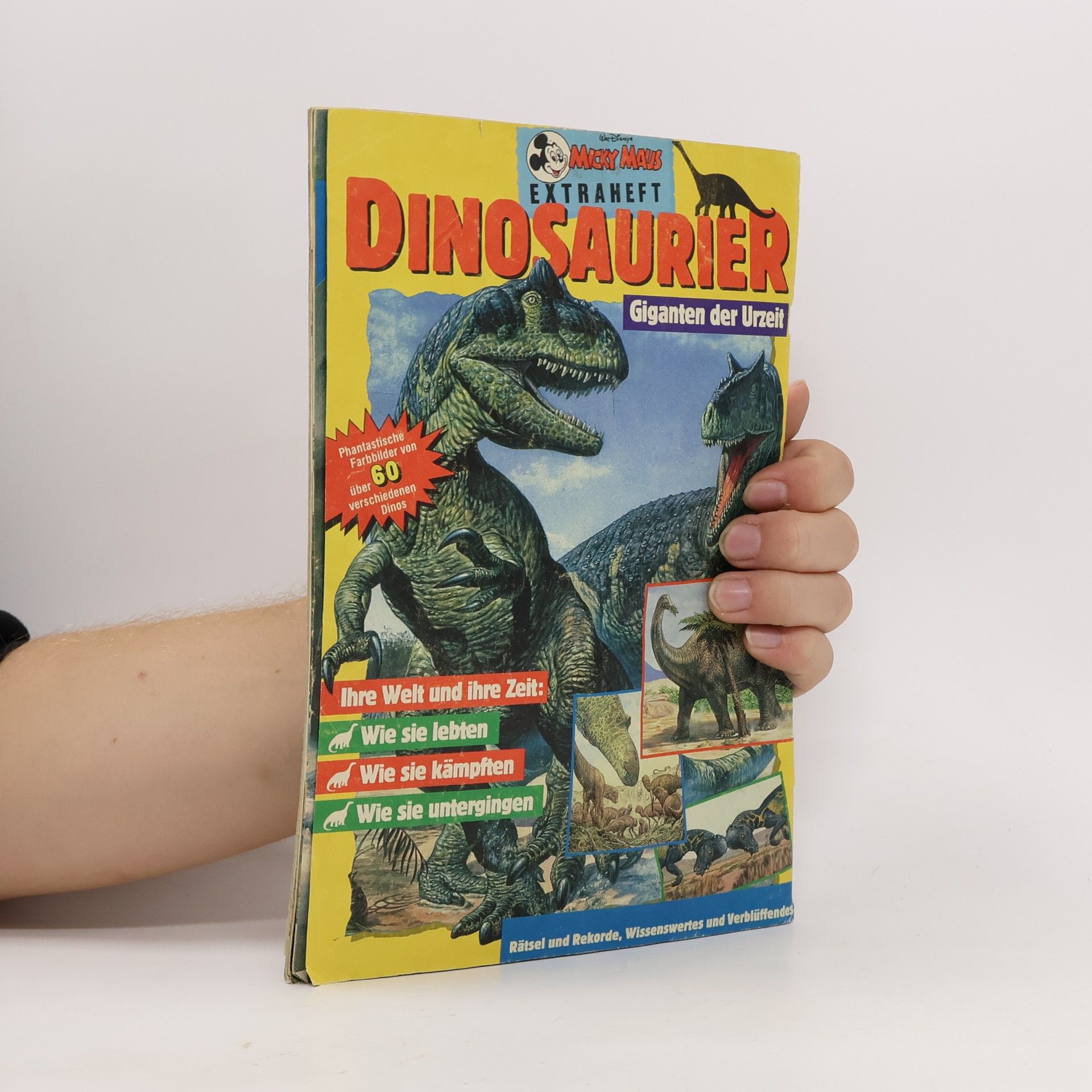 Kolektiv autorů Micky Maus Extraheft: Dinosaurier – Giganten der Urzeit