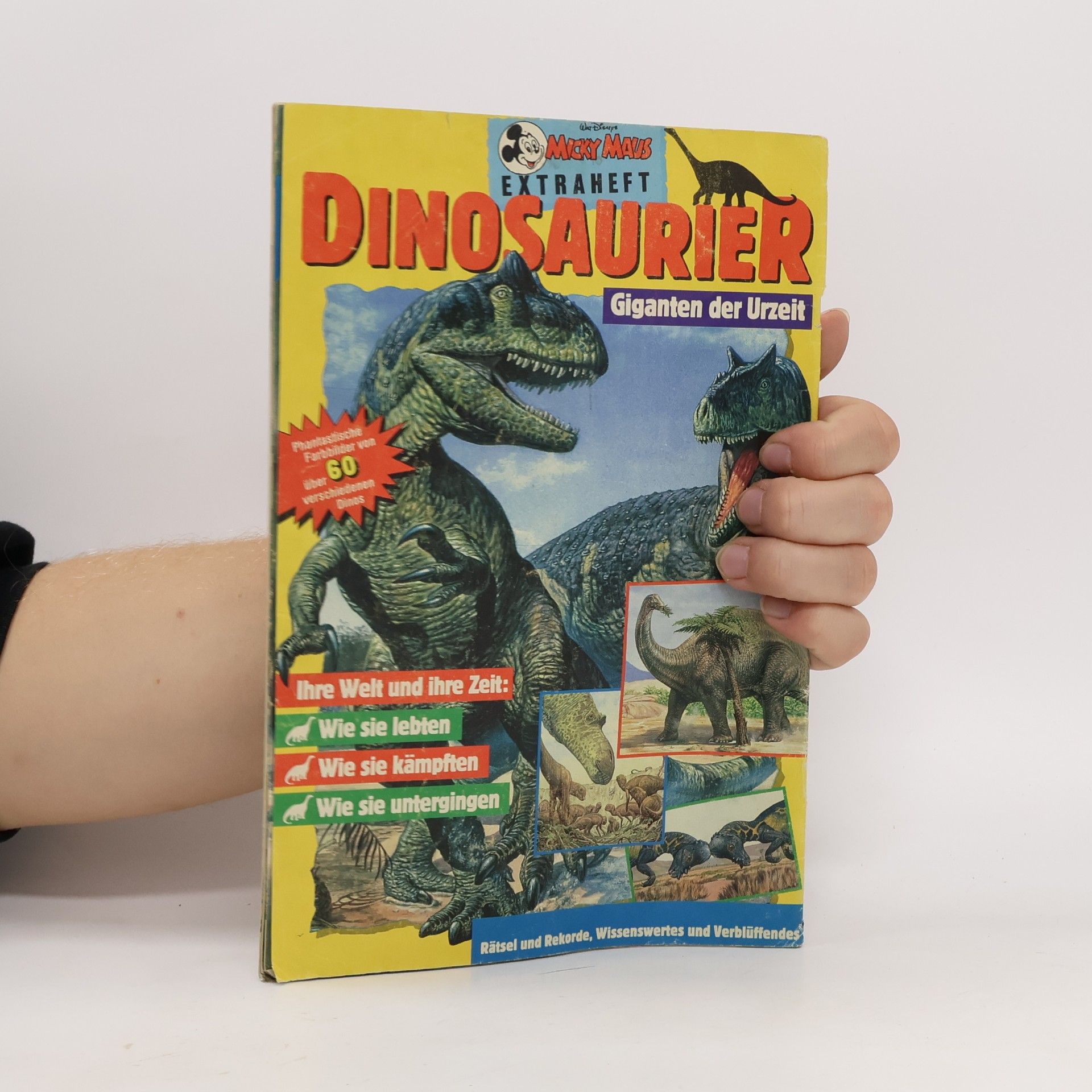 Kolektiv autorů Micky Maus Extraheft: Dinosaurier – Giganten der Urzeit