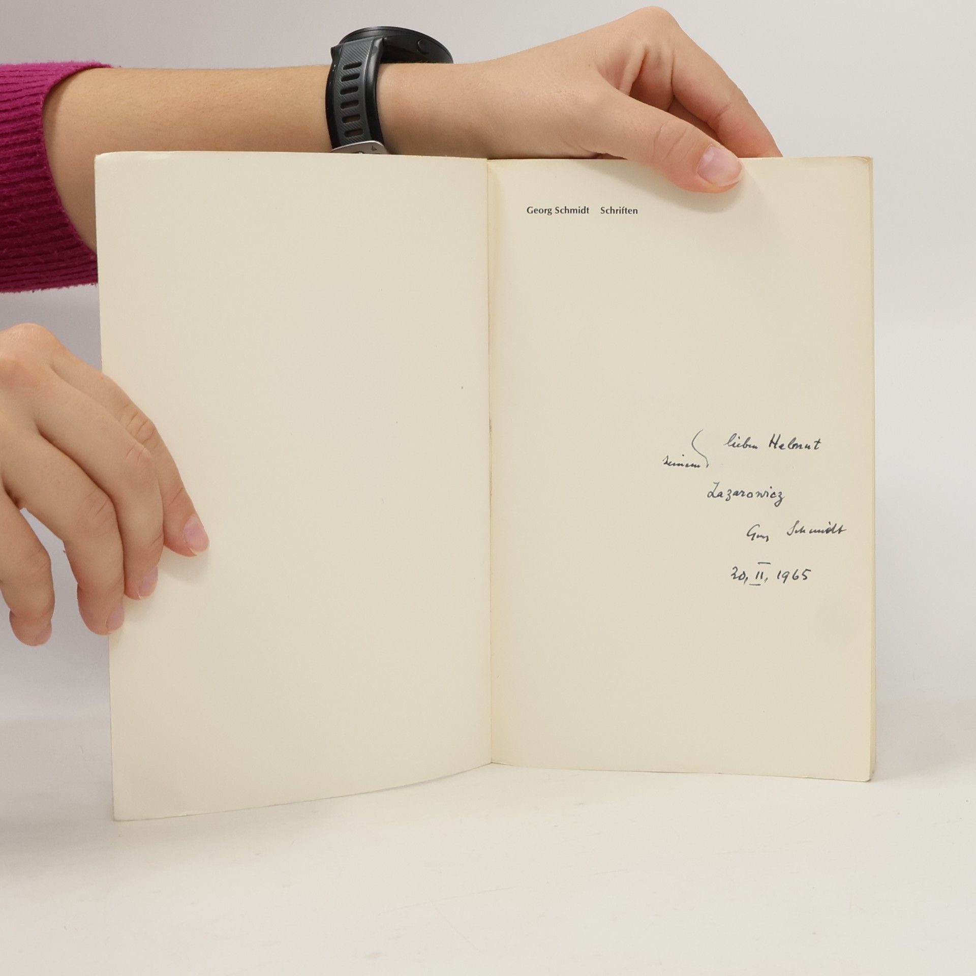Georg Schmidt Schriften aus 22 Jahren Museumstätigkeit