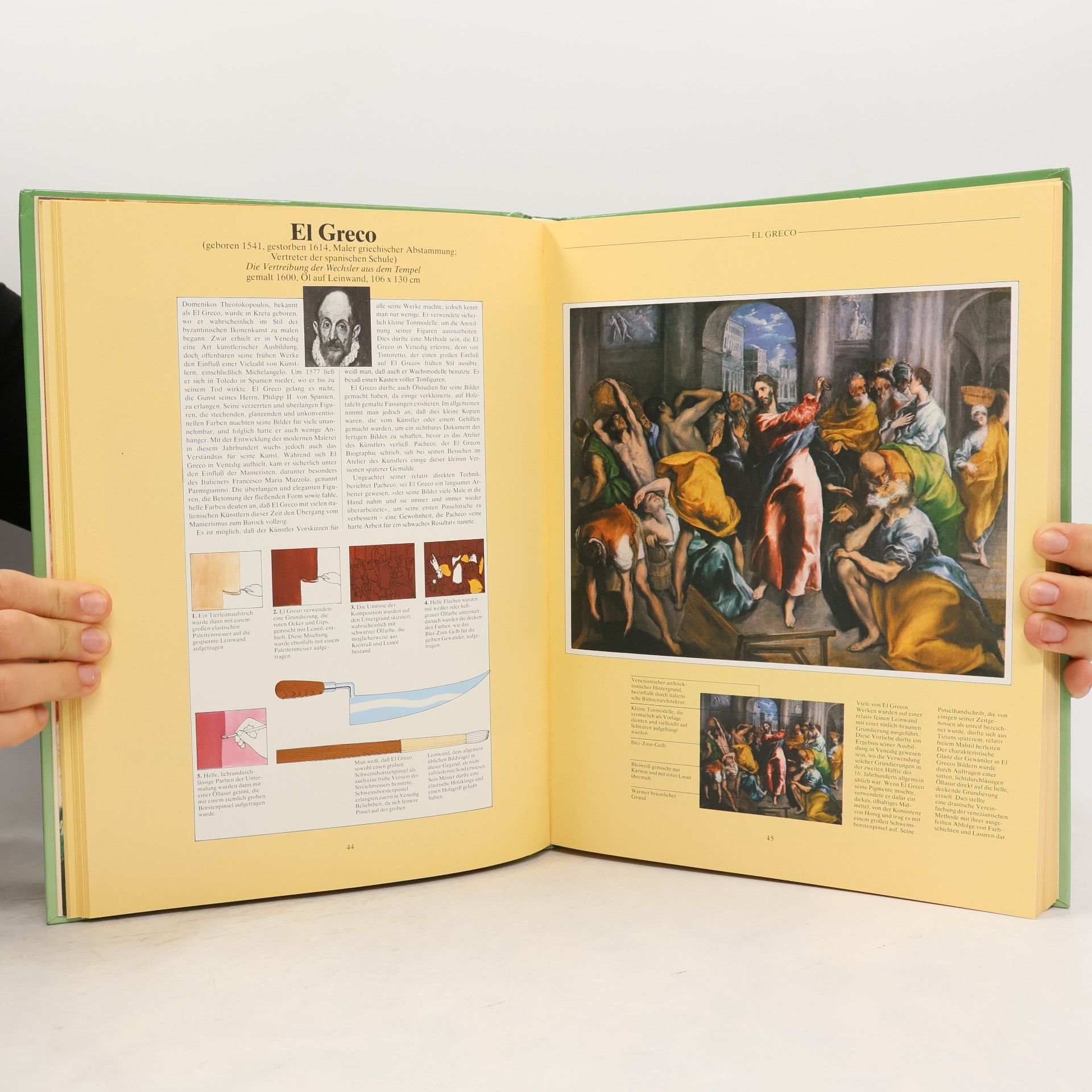 Waldemar Janusczcak Maltechniken grosser Meister : ein Blick in die Ateliers der Weltkunst