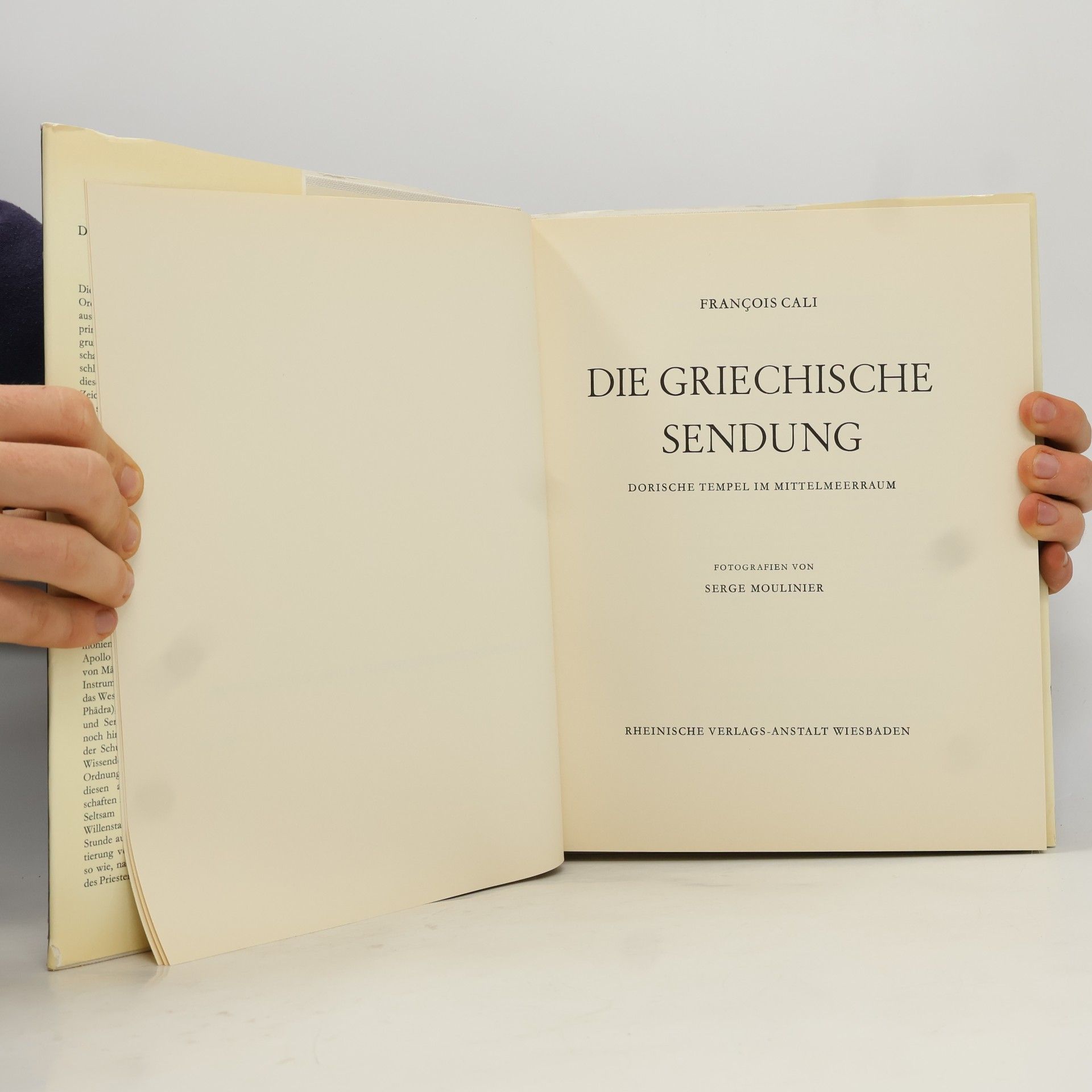 Francois Cali Die griechische Sendung