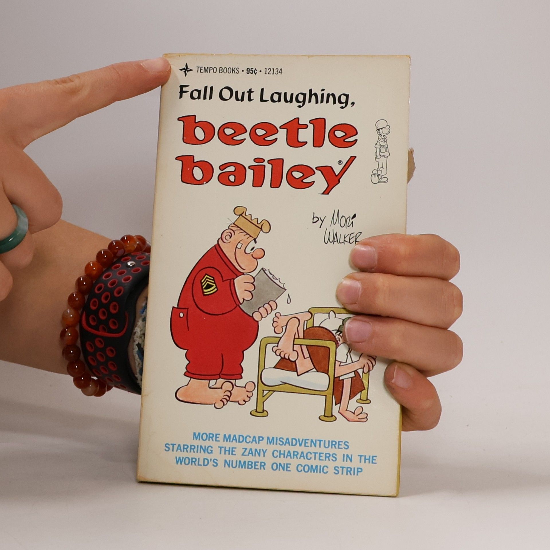 Mort Walker Beetle Bailey Fall Out Laughing