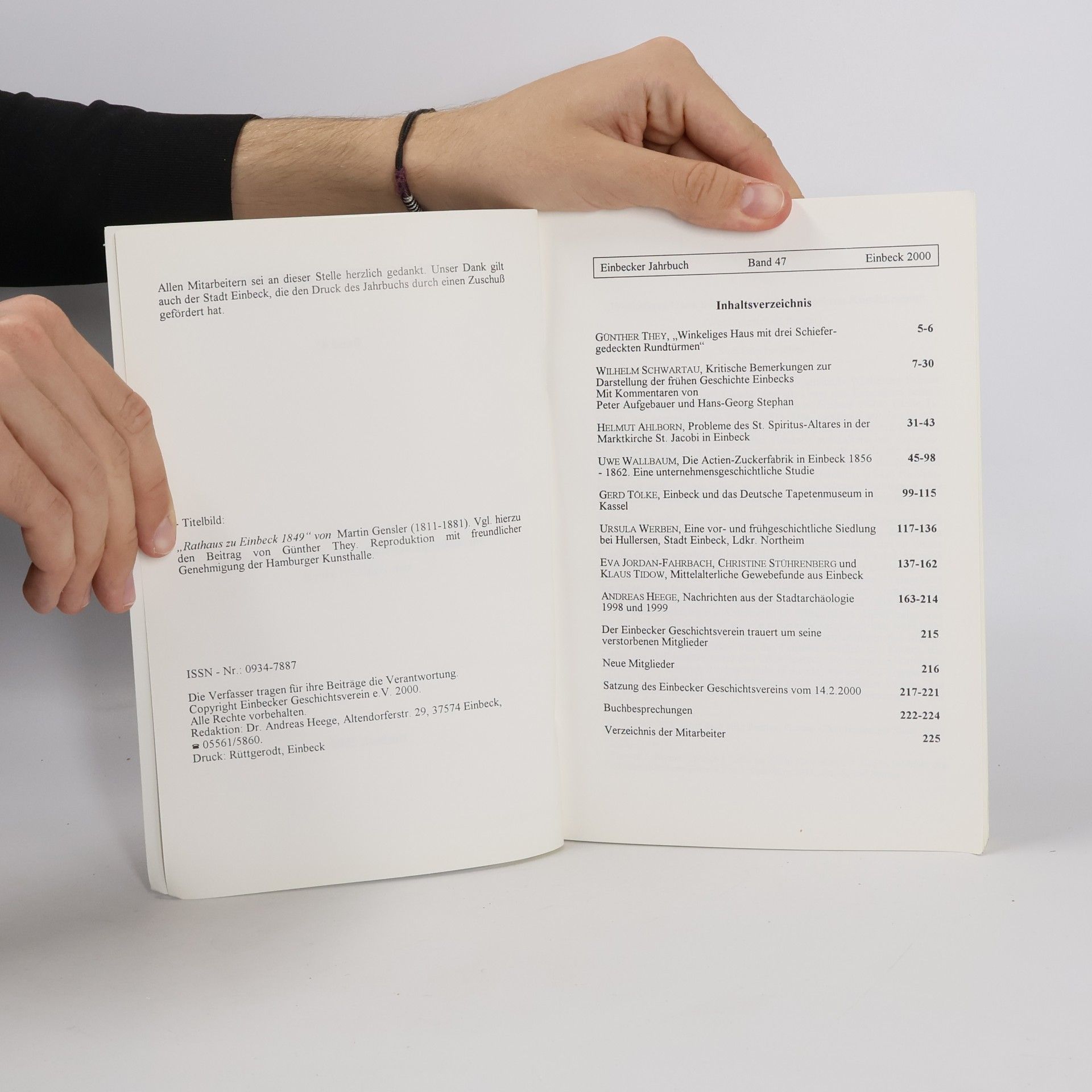 Autorenkollektiv Einbecker Jahrbuch. Band 47