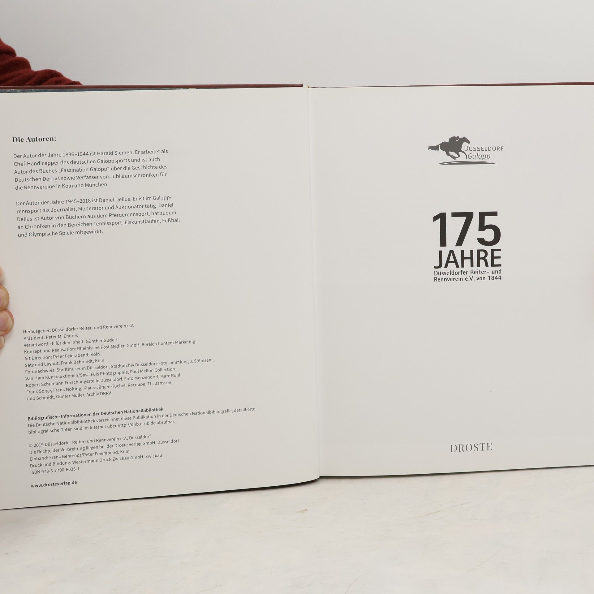 Harald Siemen 175 Jahre Düsseldorfer Reiter- und Rennverein e.V. von 1844