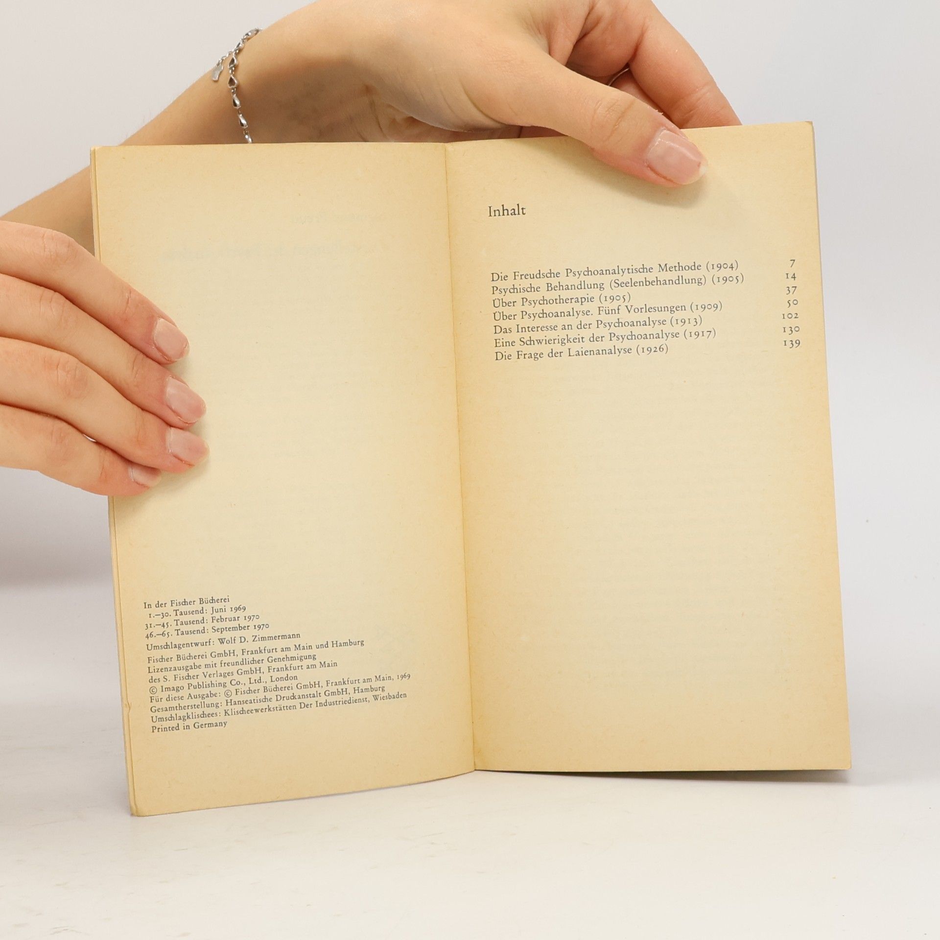 Sigmund Freud Darstellungen der Psychoanalyse