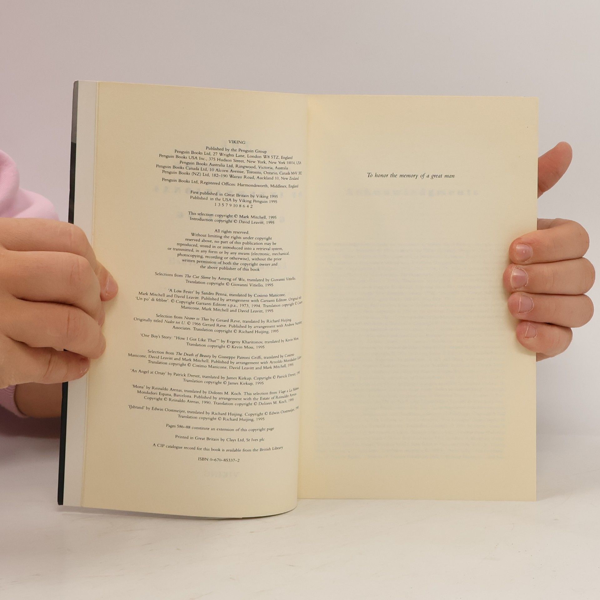 Mark Mitchell The Penguin Book of International Gay Writing
