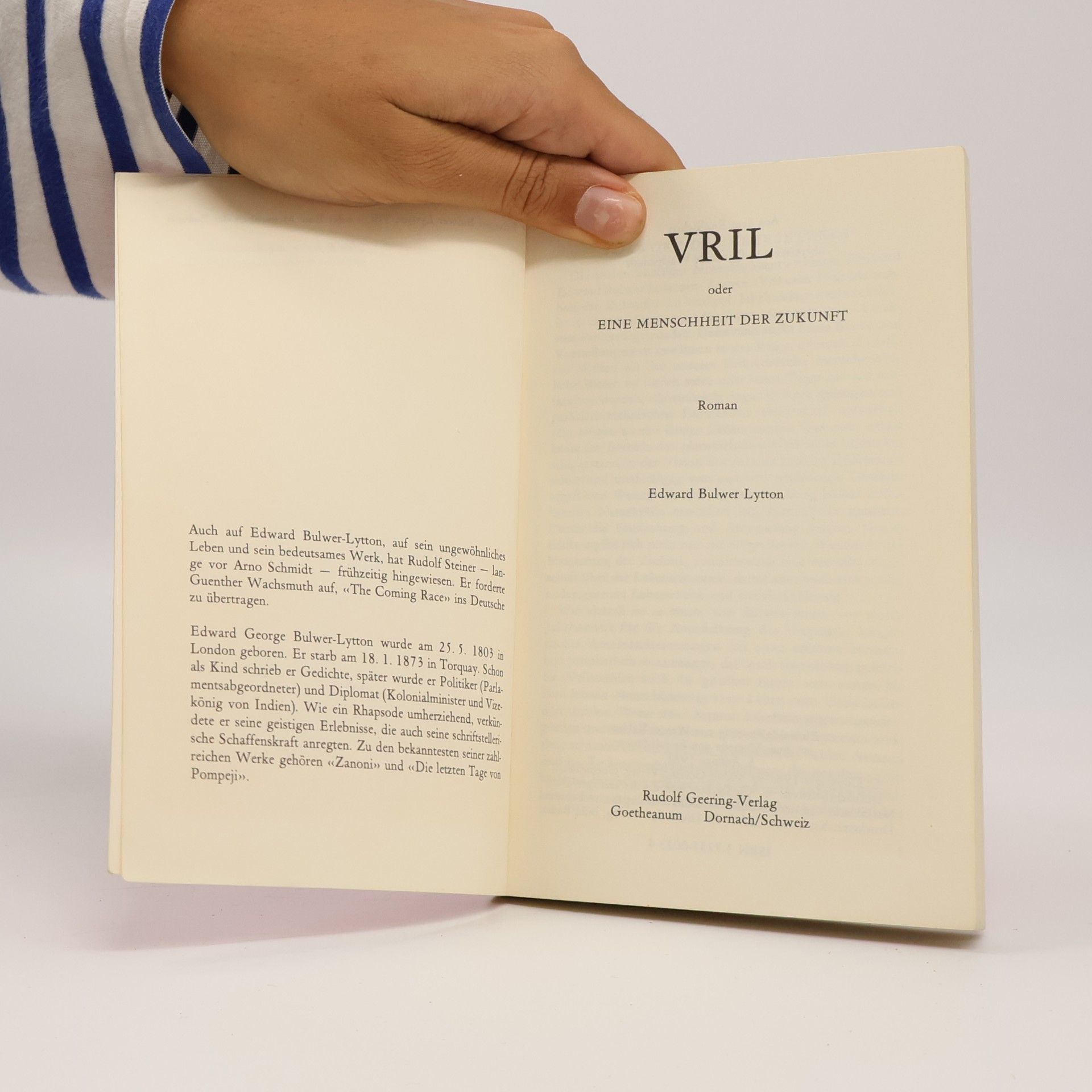 Edward Bulwer Lytton VRIL