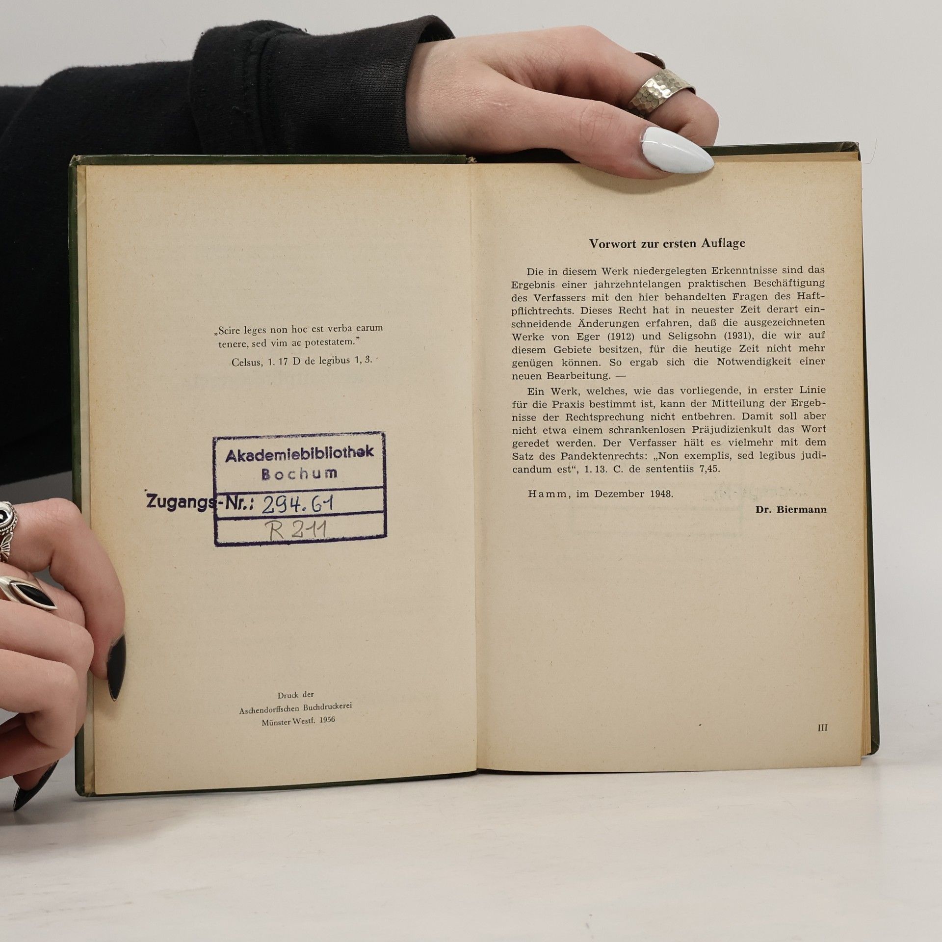 Dr. Franz Biermann Das Reichshaftpflichtgesetz