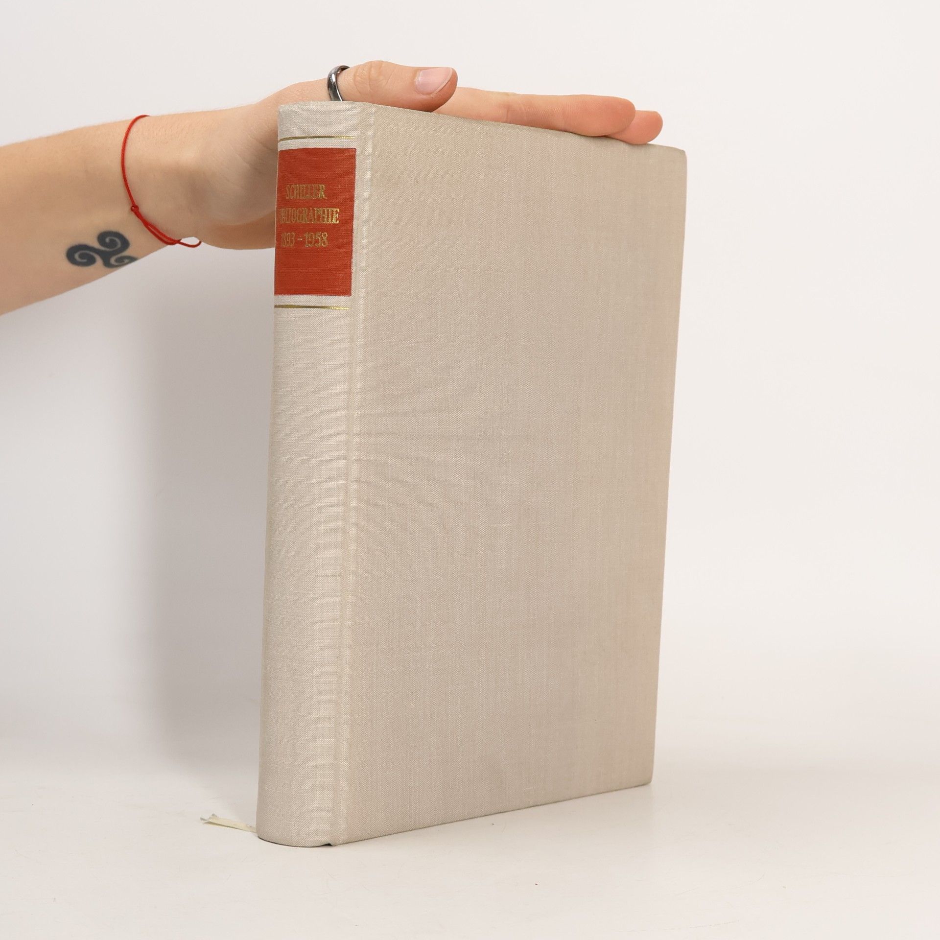 Schiller Bibliographie 1893-1958