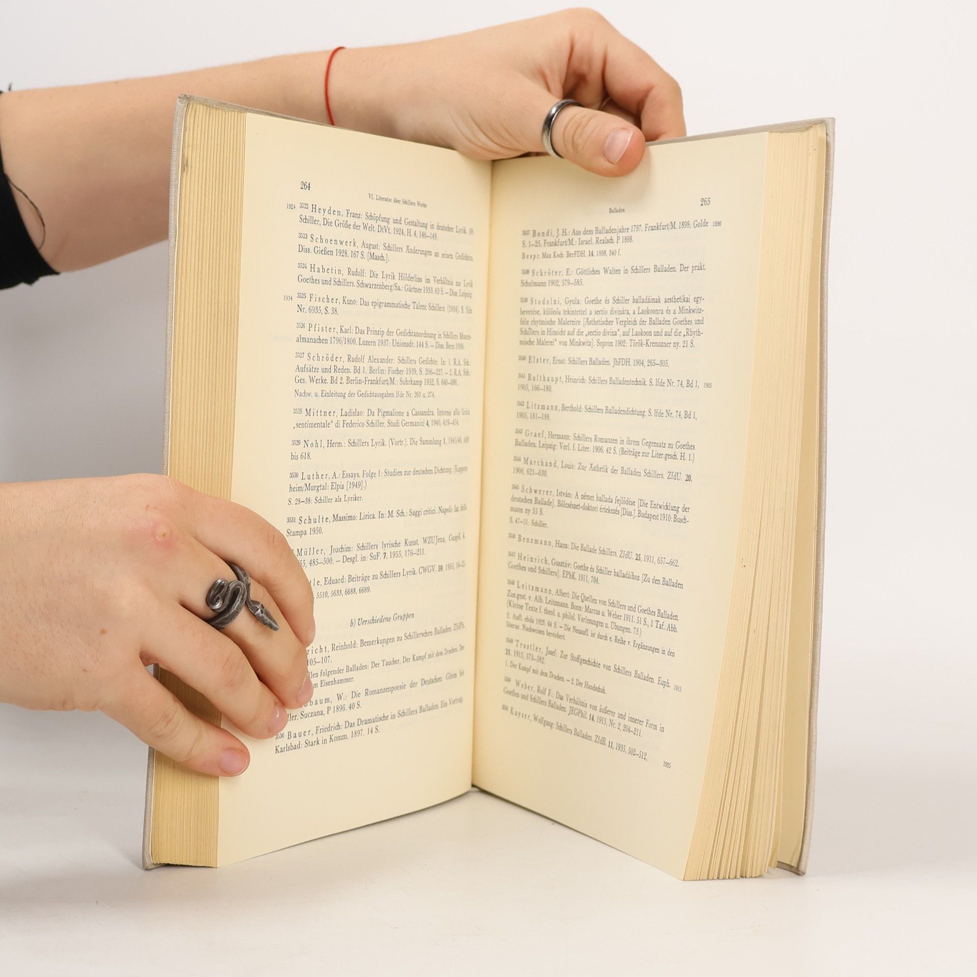 Wolfgang Vulpius Schiller Bibliographie 1893-1958