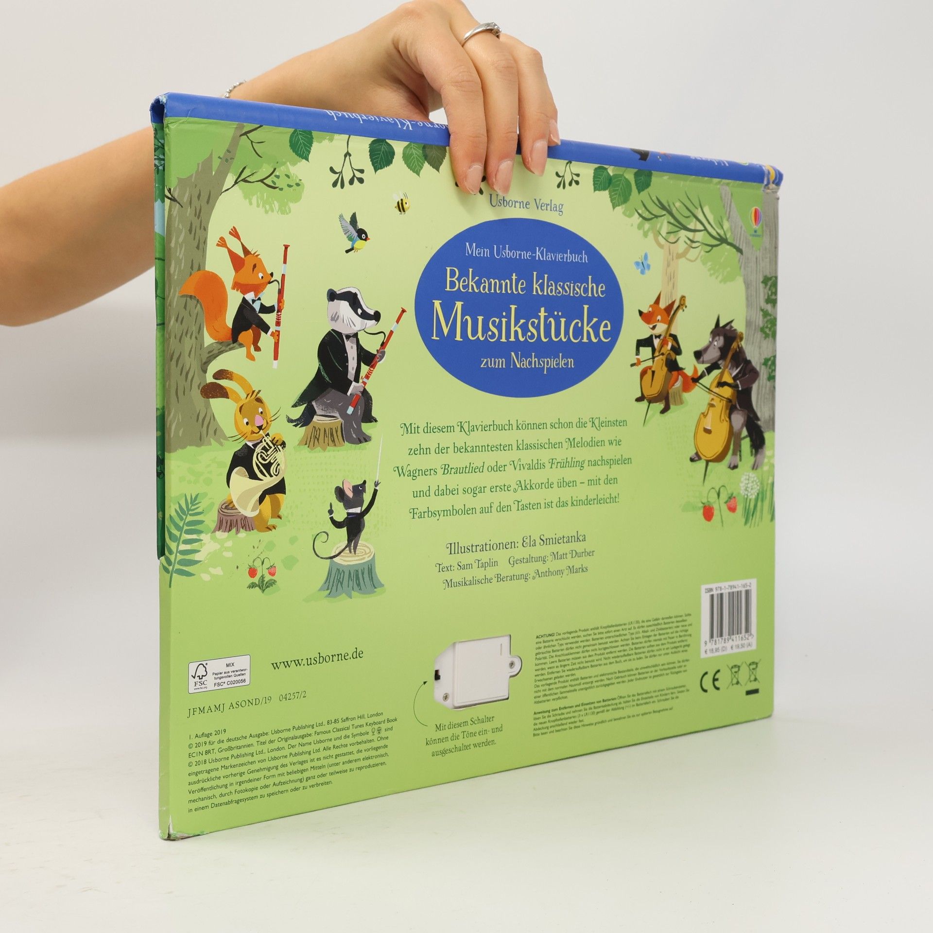 Sam Taplin Mein Usborne-Klavierbuch: Bekannte klassische Musikstücke zum Nachspielen