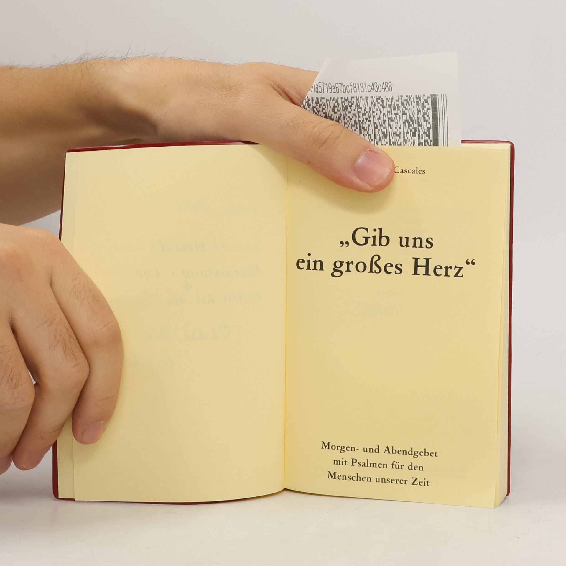 Josef García-Cascales Gib uns ein großes Herz