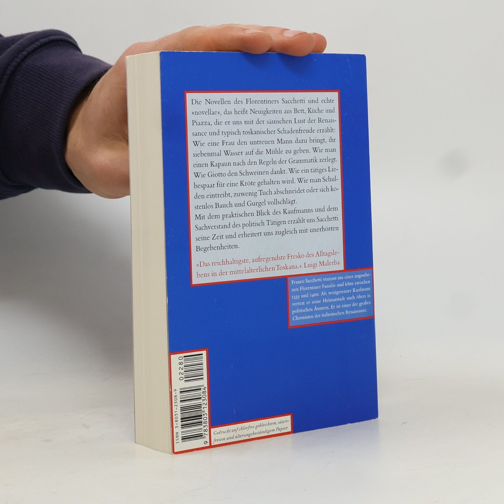Franco Sacchetti Toskanische Novellen