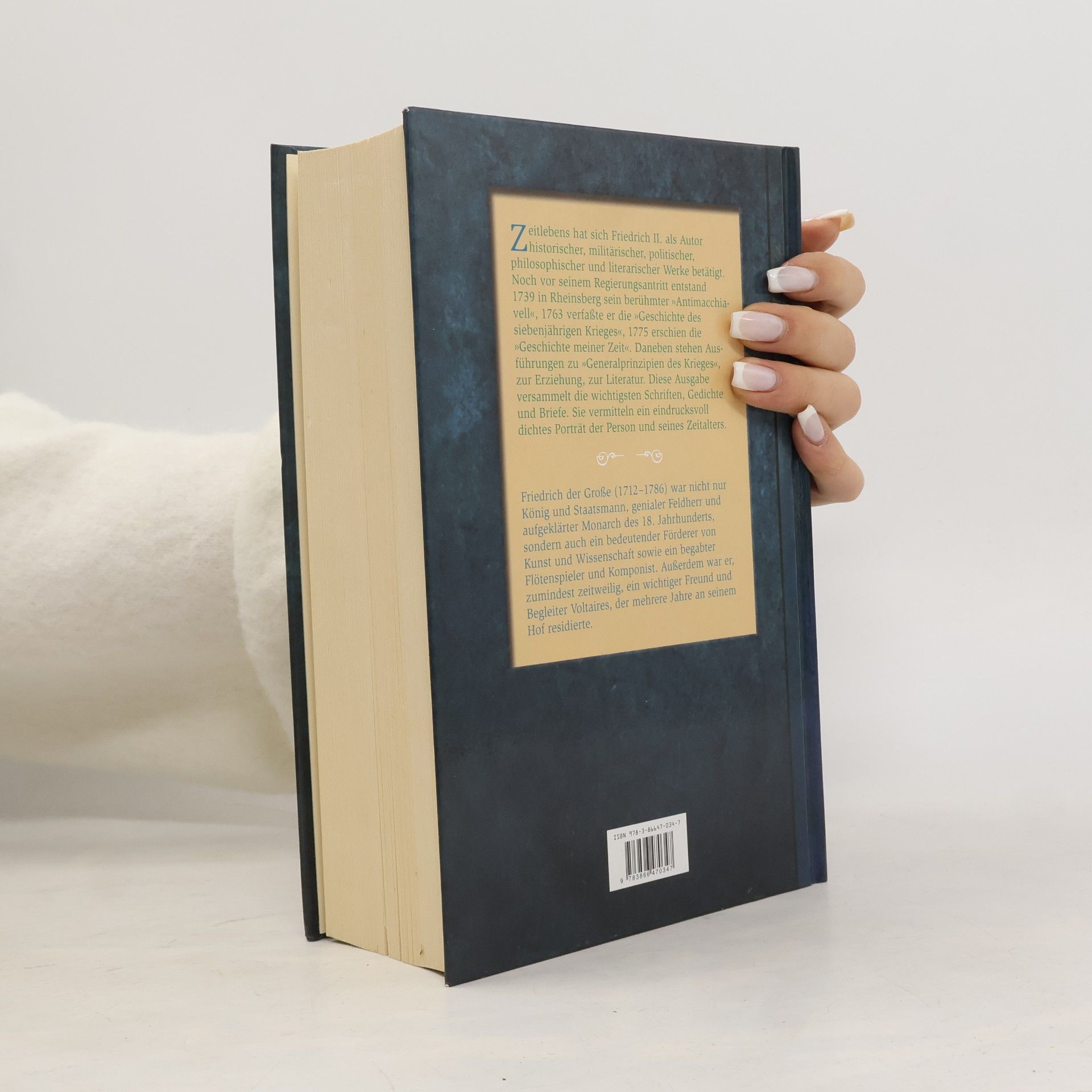 Fridrich II. Pruský Historische, militärische und philosophische Schriften, Gedichte und Briefe