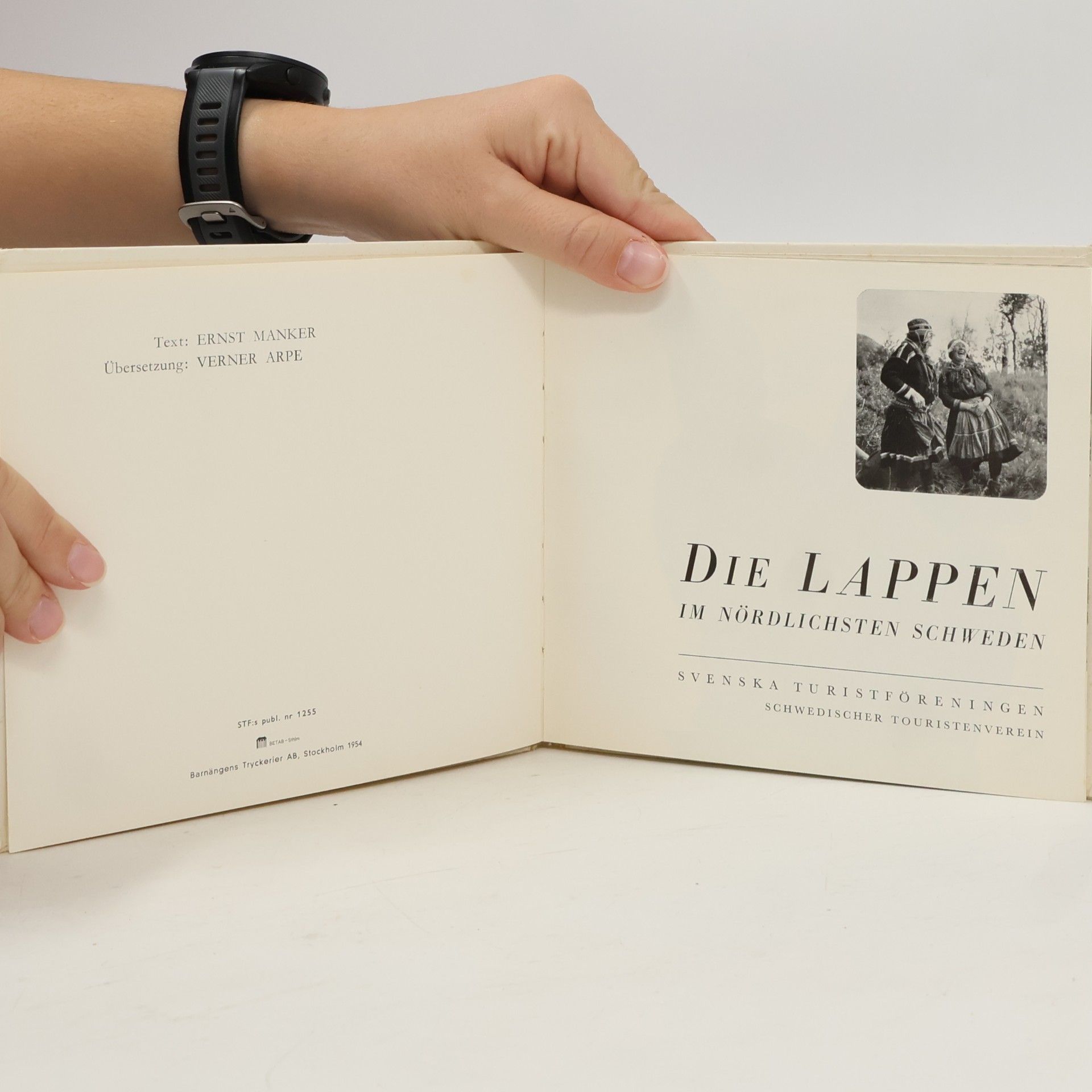 Ernst Manker Lappen in Schweden