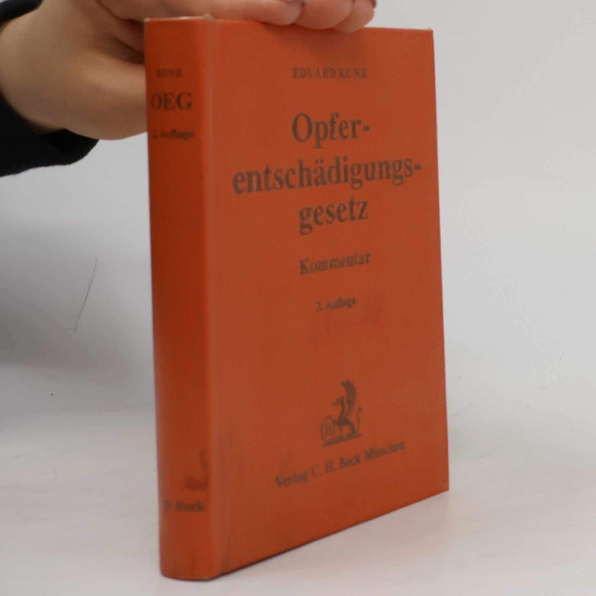 Eduard Kunz Opferentschädigungsgesetz - 2. Auflage