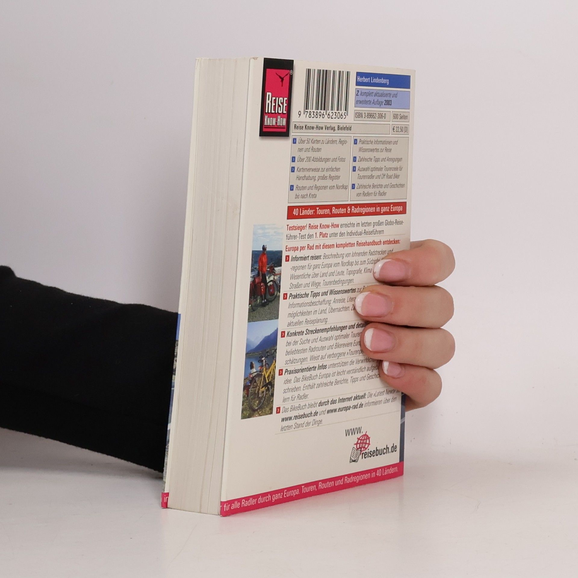 Herbert Lindenberg Das Bikebuch Europa