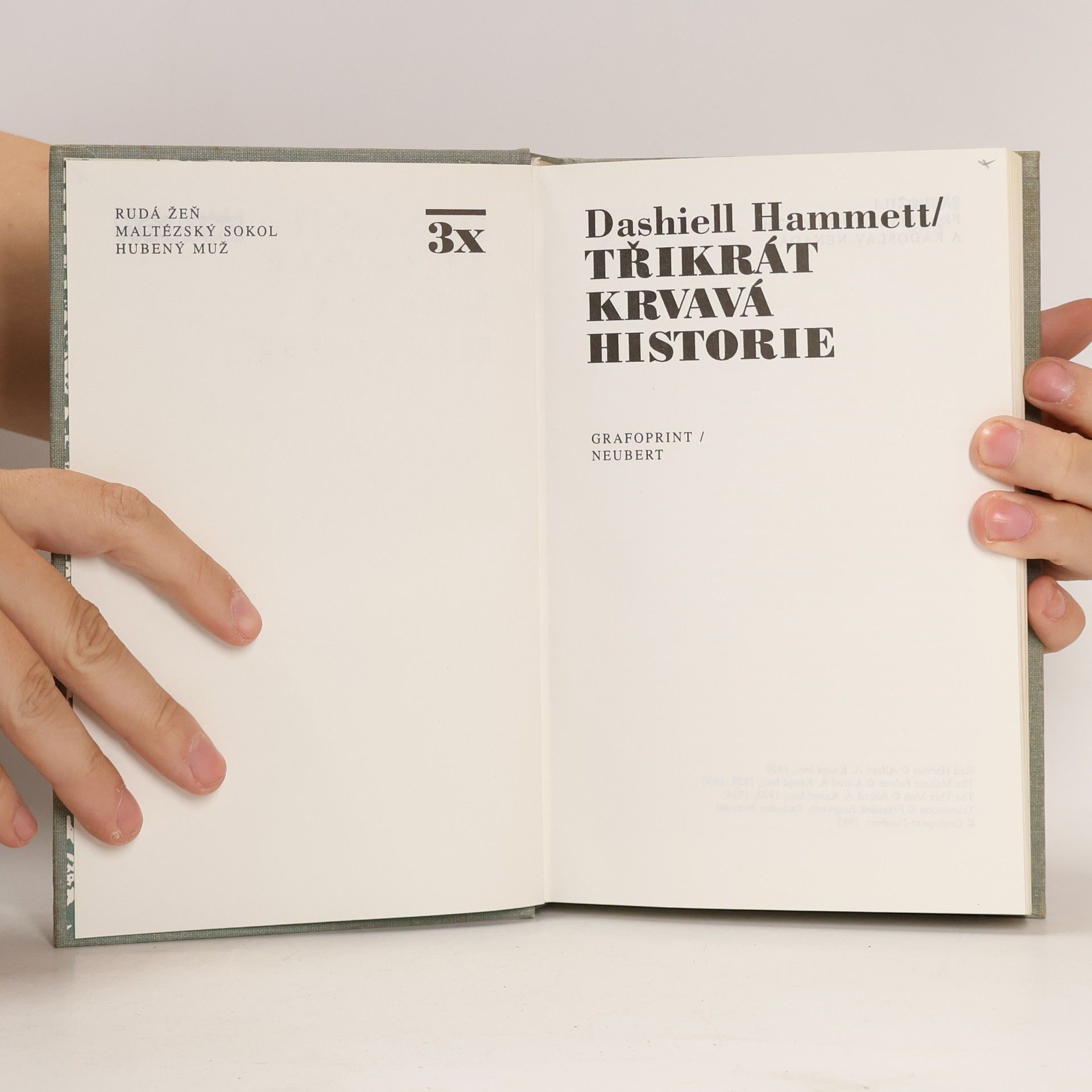 Dashiell Hammett Třikrát krvavá historie