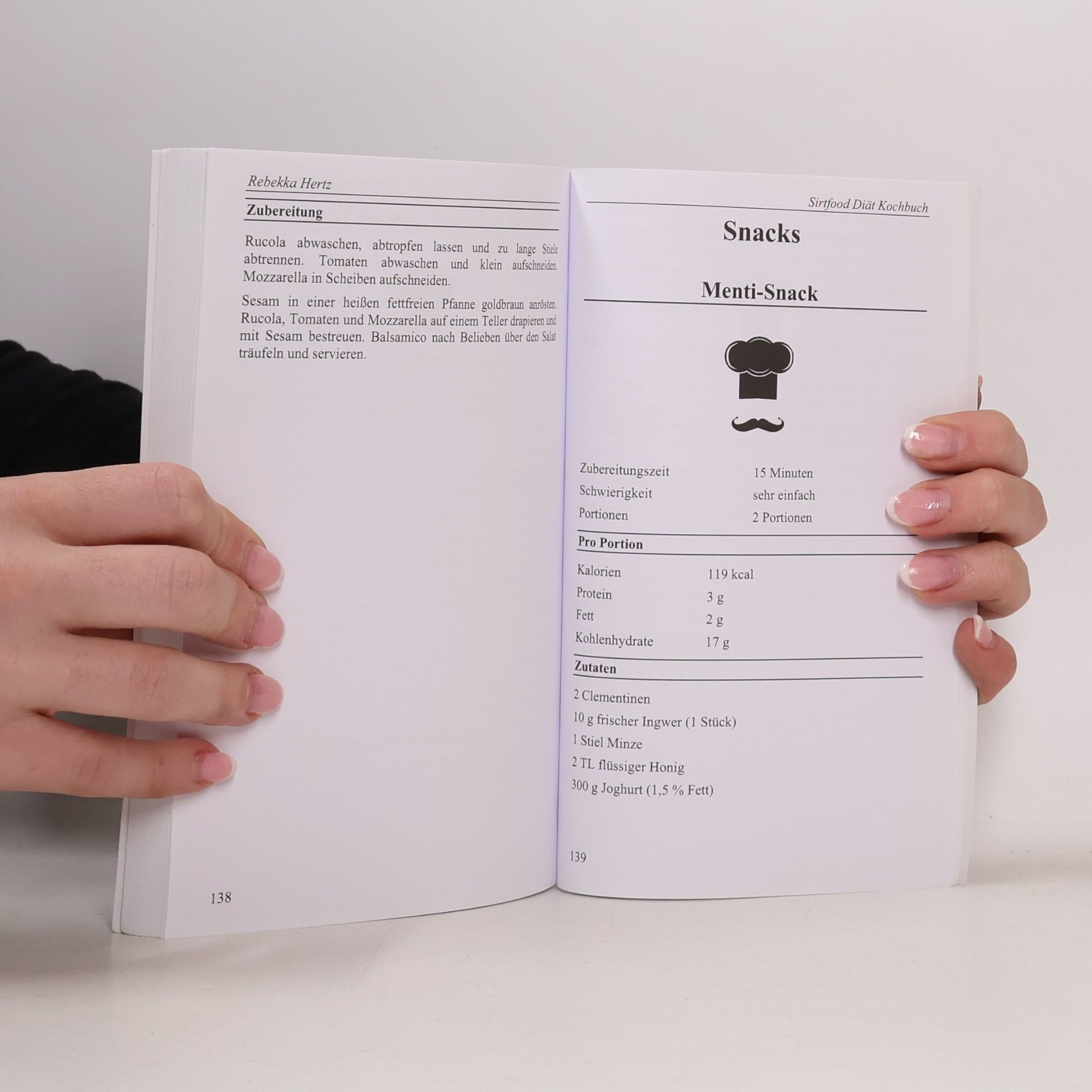 Rebekka Hertz Sirtfood Diät Kochbuch
