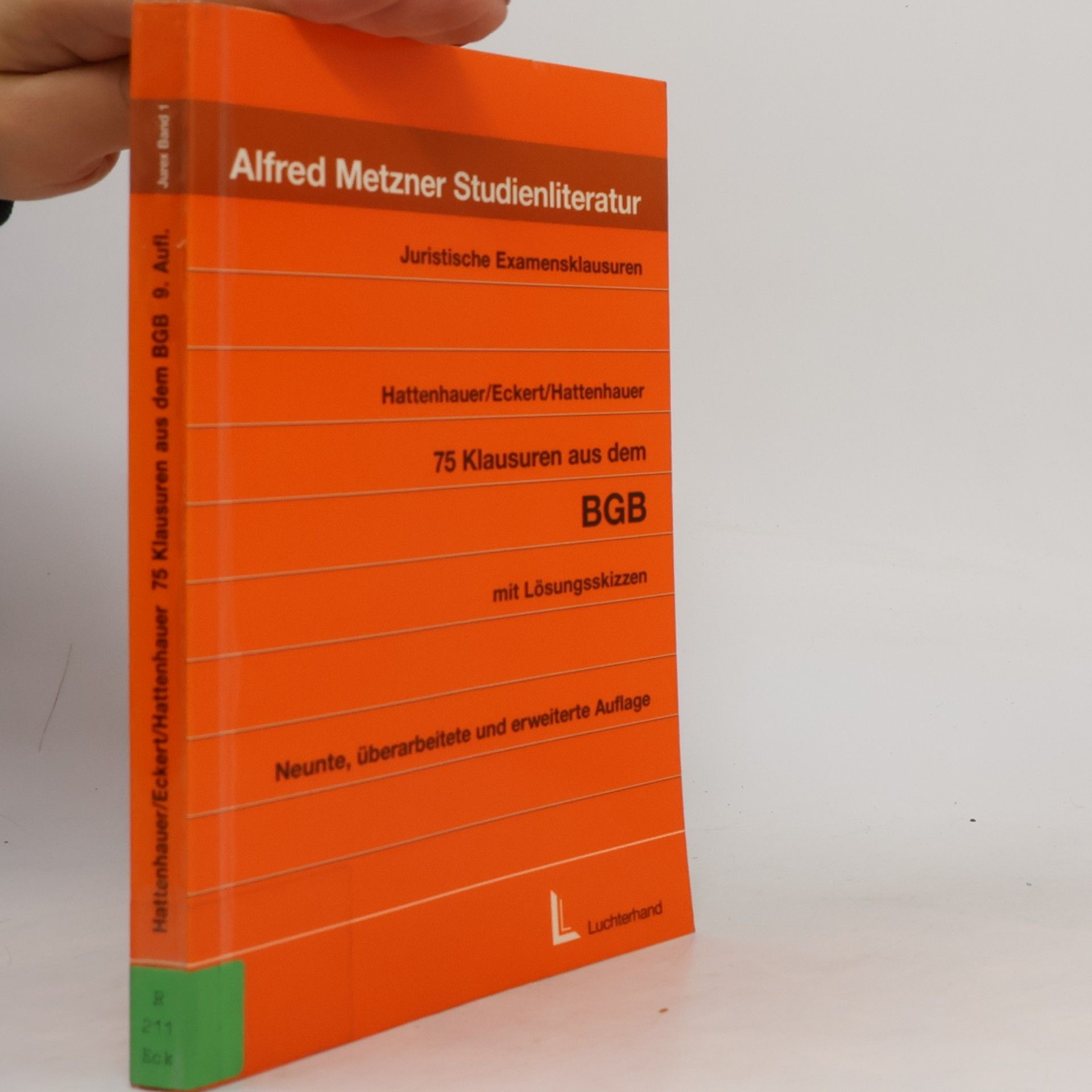 75 Klausuren aus dem BGB