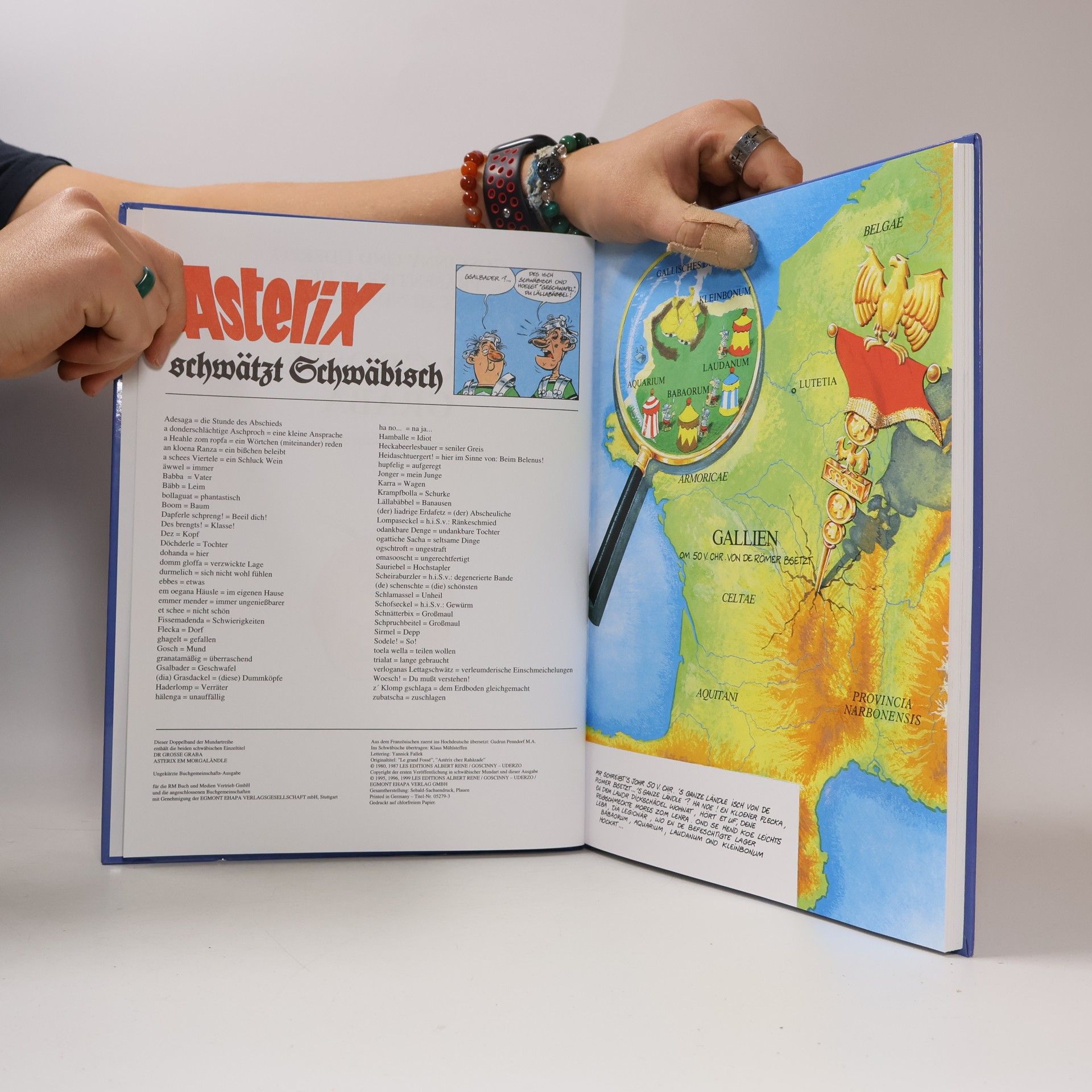René Goscinny Asterix: Dr Große Graba • Asterix em Morgaländle