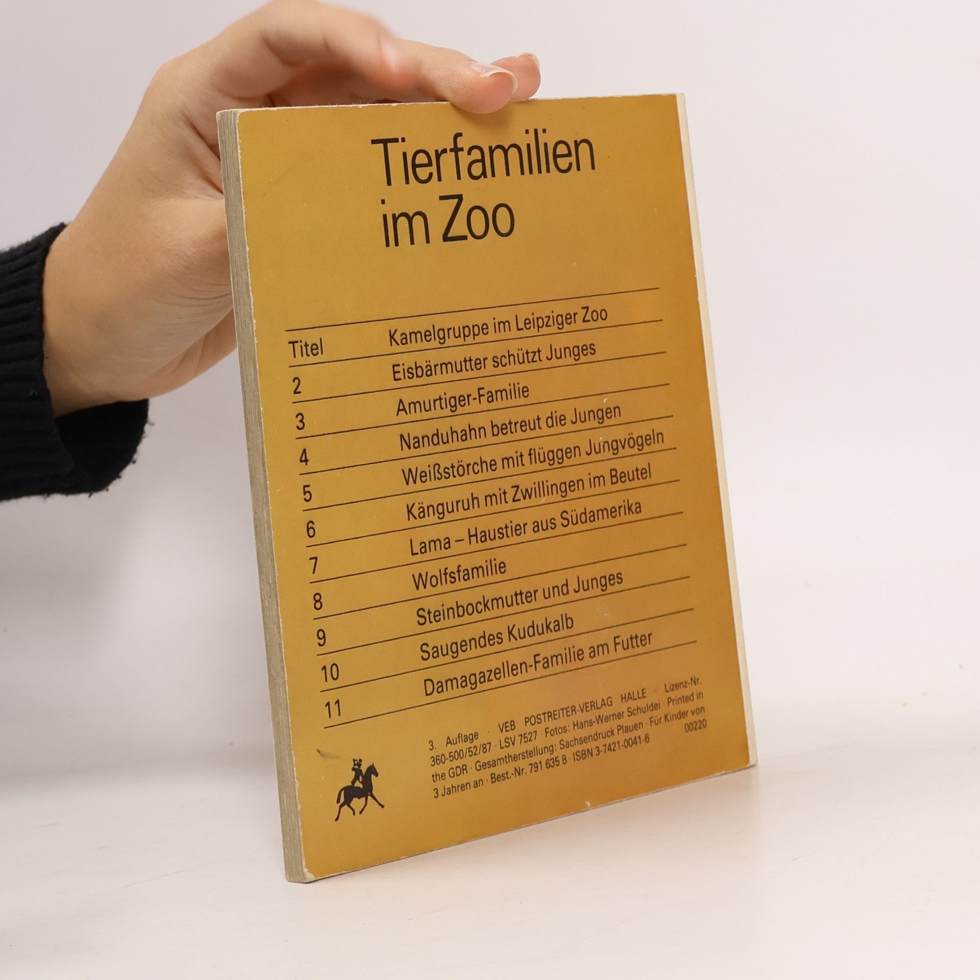 Hans-Werner Schuldei Tierfamilien im Zoo