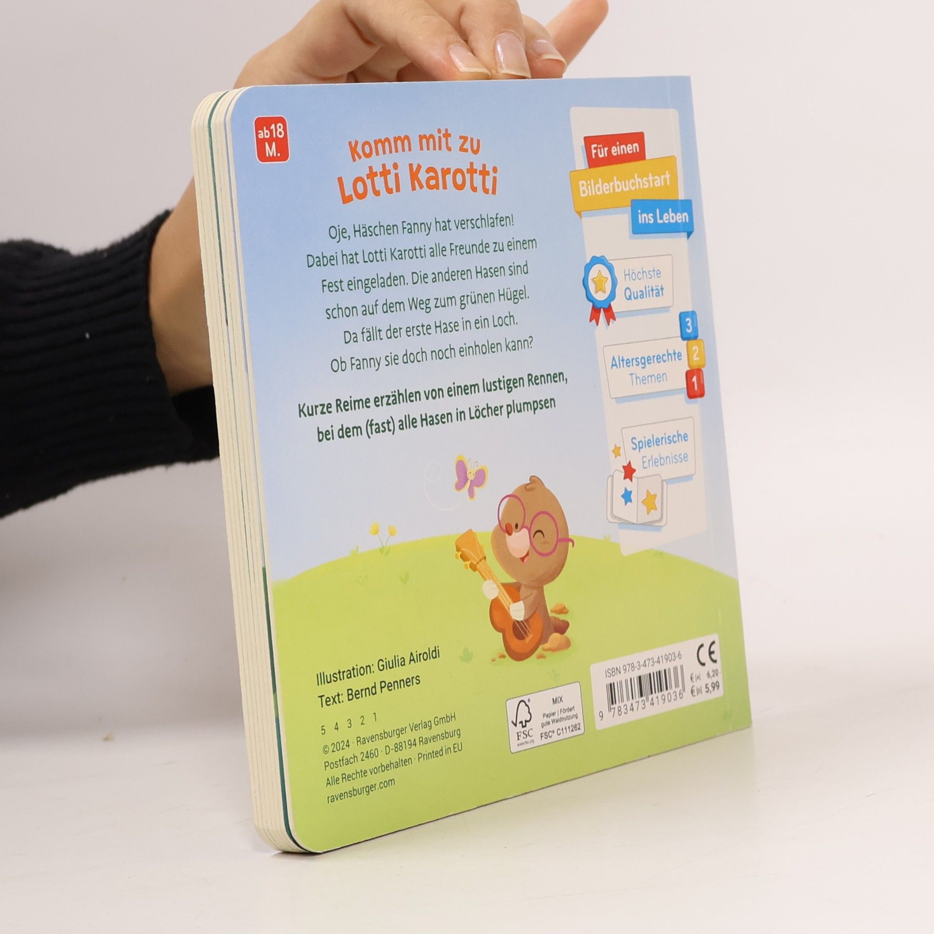 Bernd Penners Mein erstes Lotti Karott: Das lustige Hasenrennen - ein Buch für kleine Fans des Kinderspiel-Klassikers Lotti Karotti