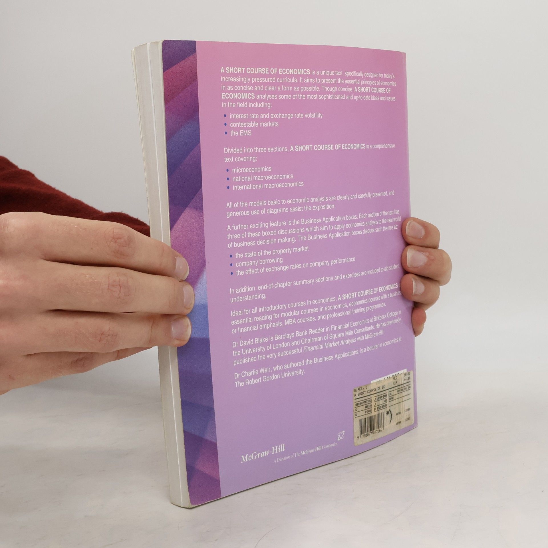 David Blake A Short Course of Economics