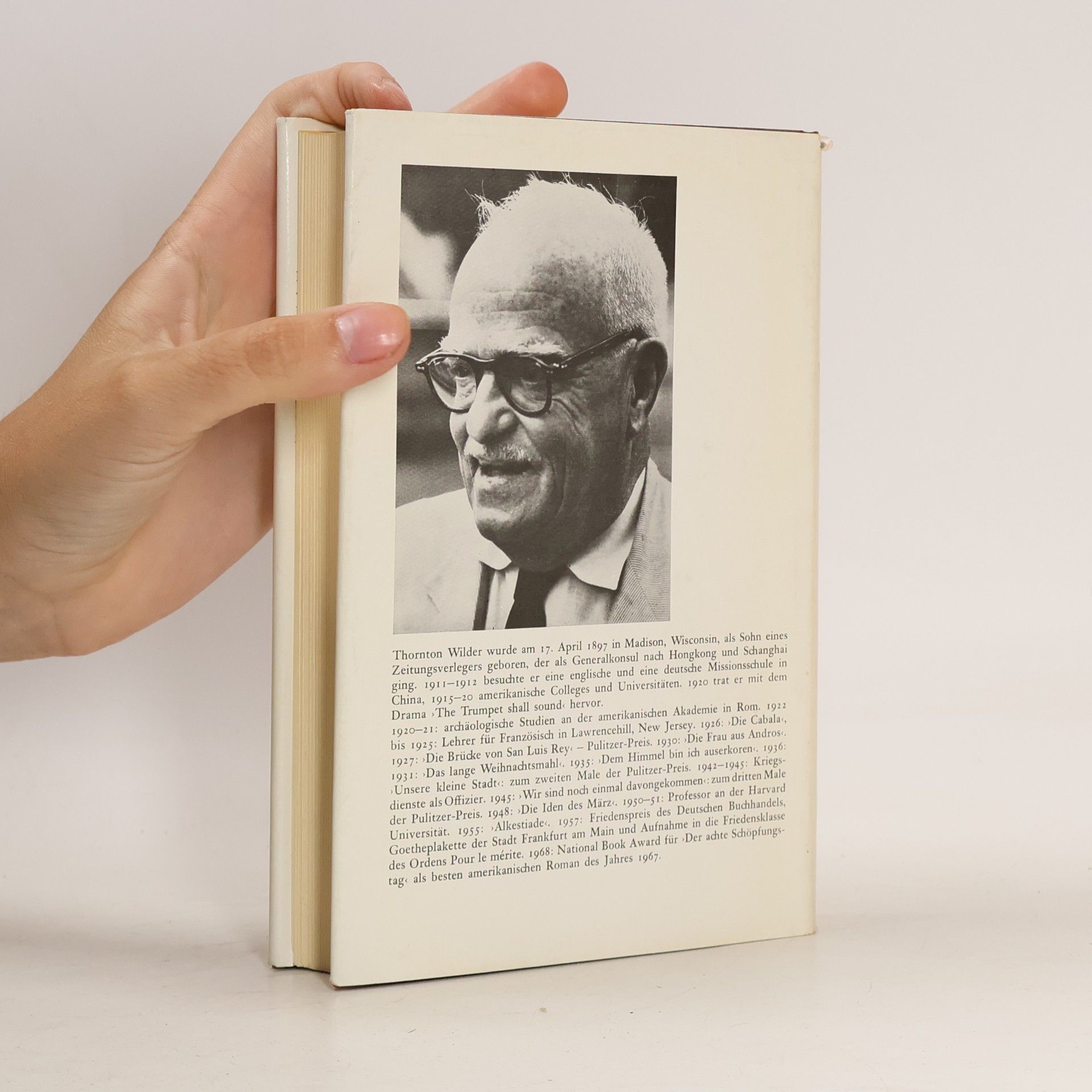 Thornton Wilder Der achte Schöpfungstag